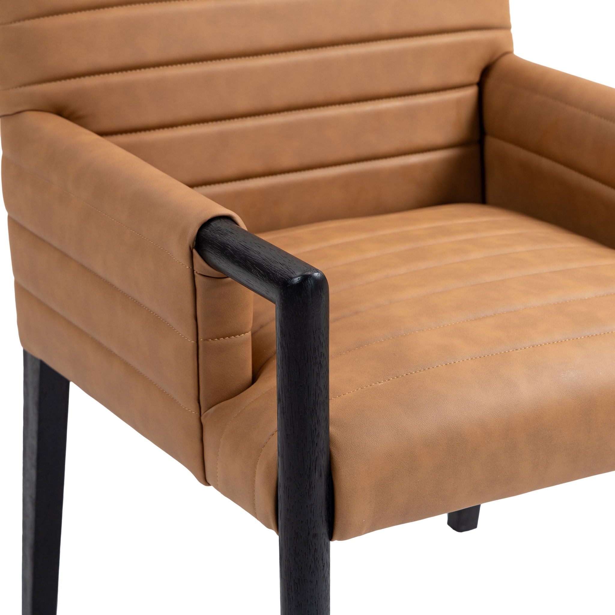 Aimee - Dining Arm Chair - Black Legs