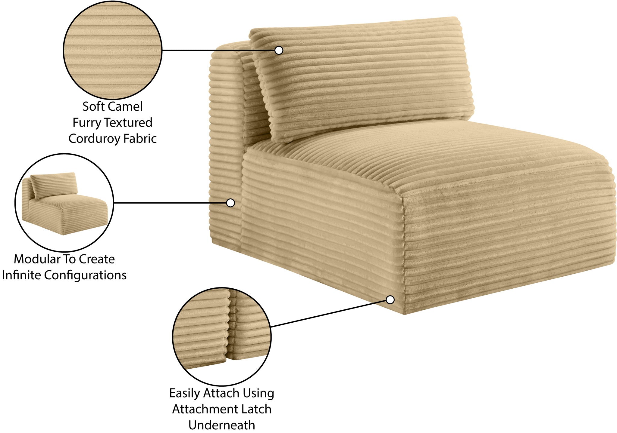 Shaggy - Armless Chair