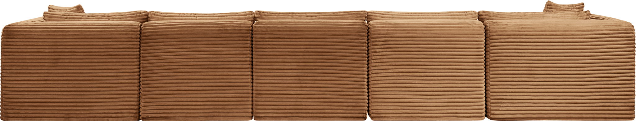 Shaggy - Fabric 7 Piece Modular Sectional With 2 Ottomans