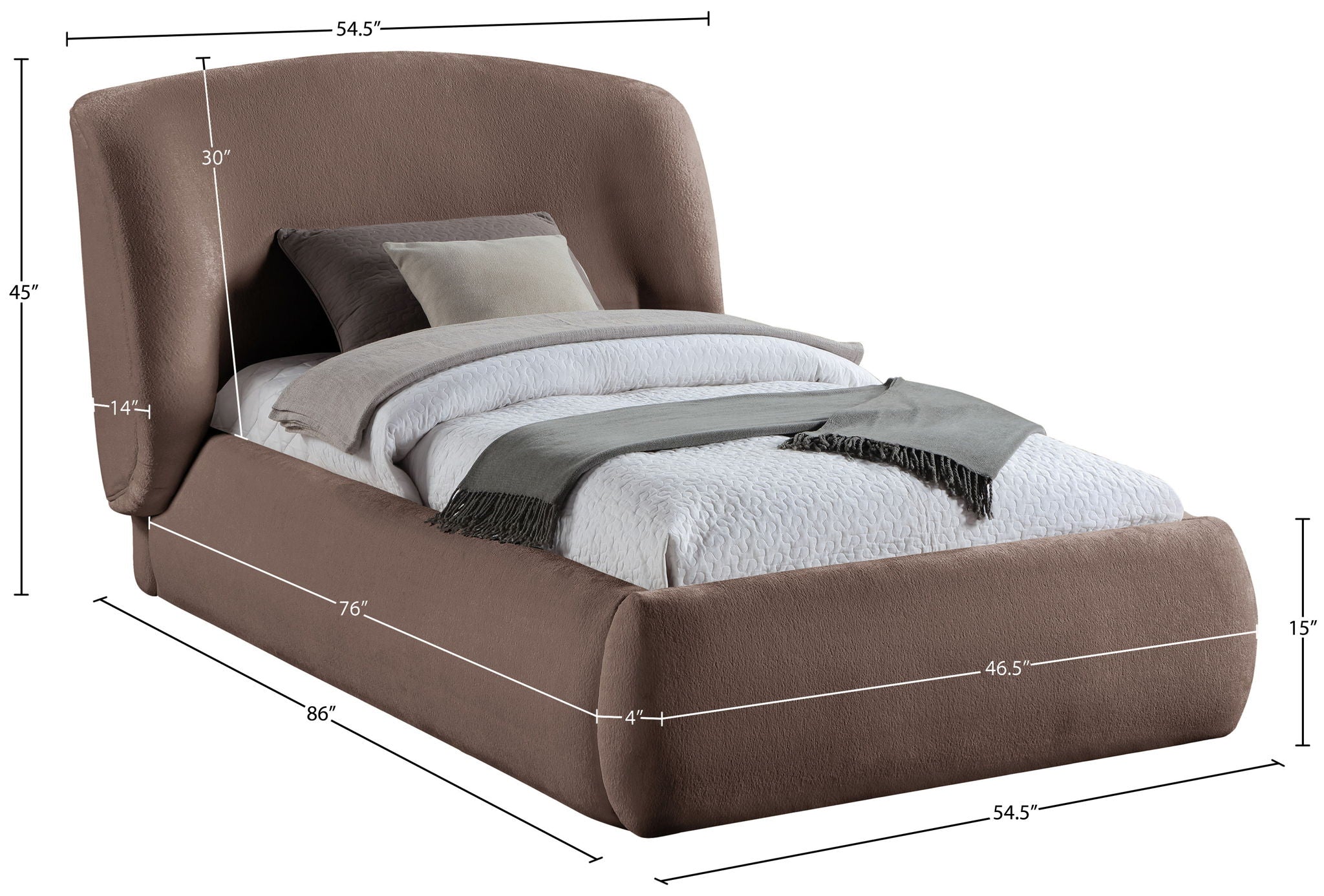 Sandro - Upholstered Bed