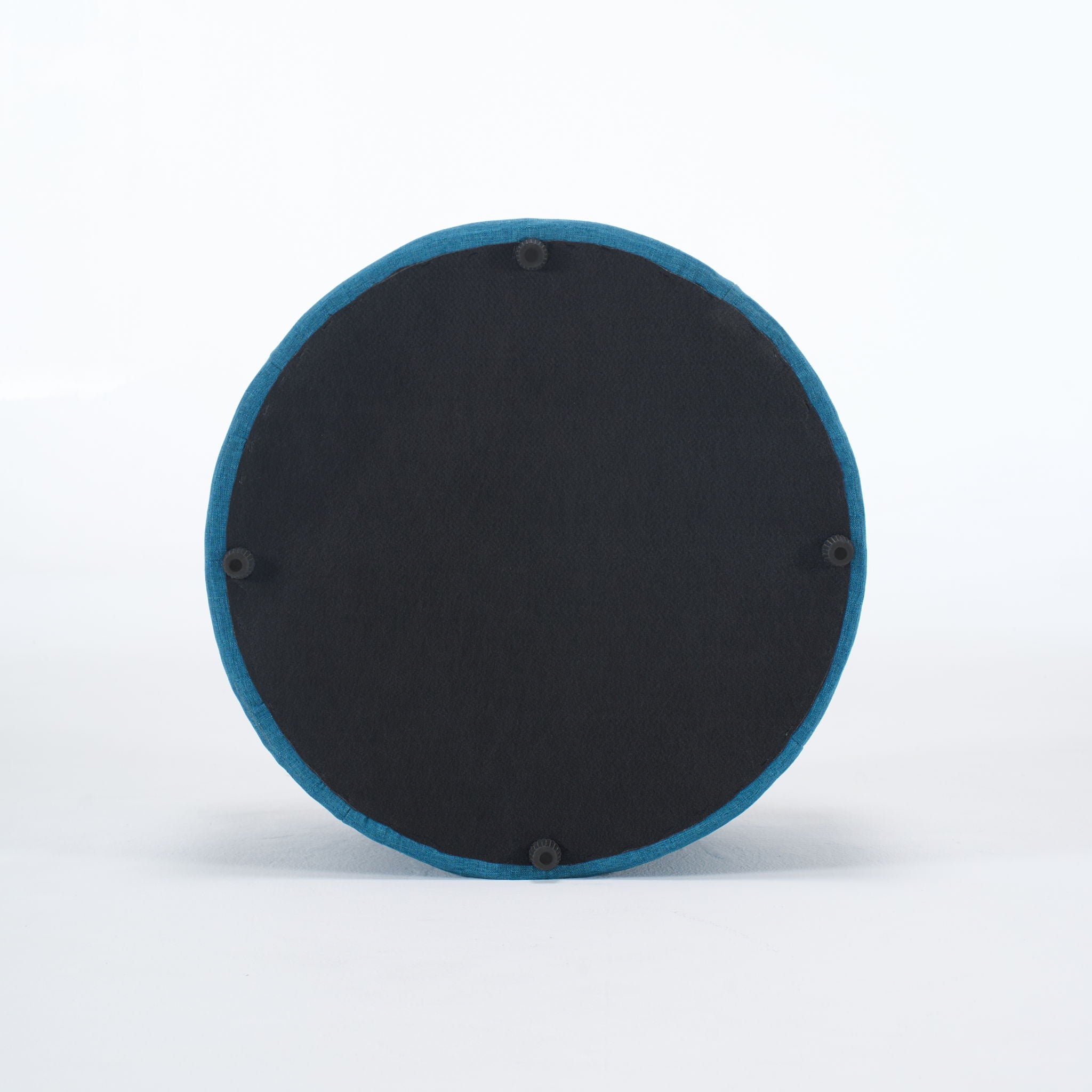 Nesting Ottomans, Round Coffee Table & Bench With Tray (Set of 2)