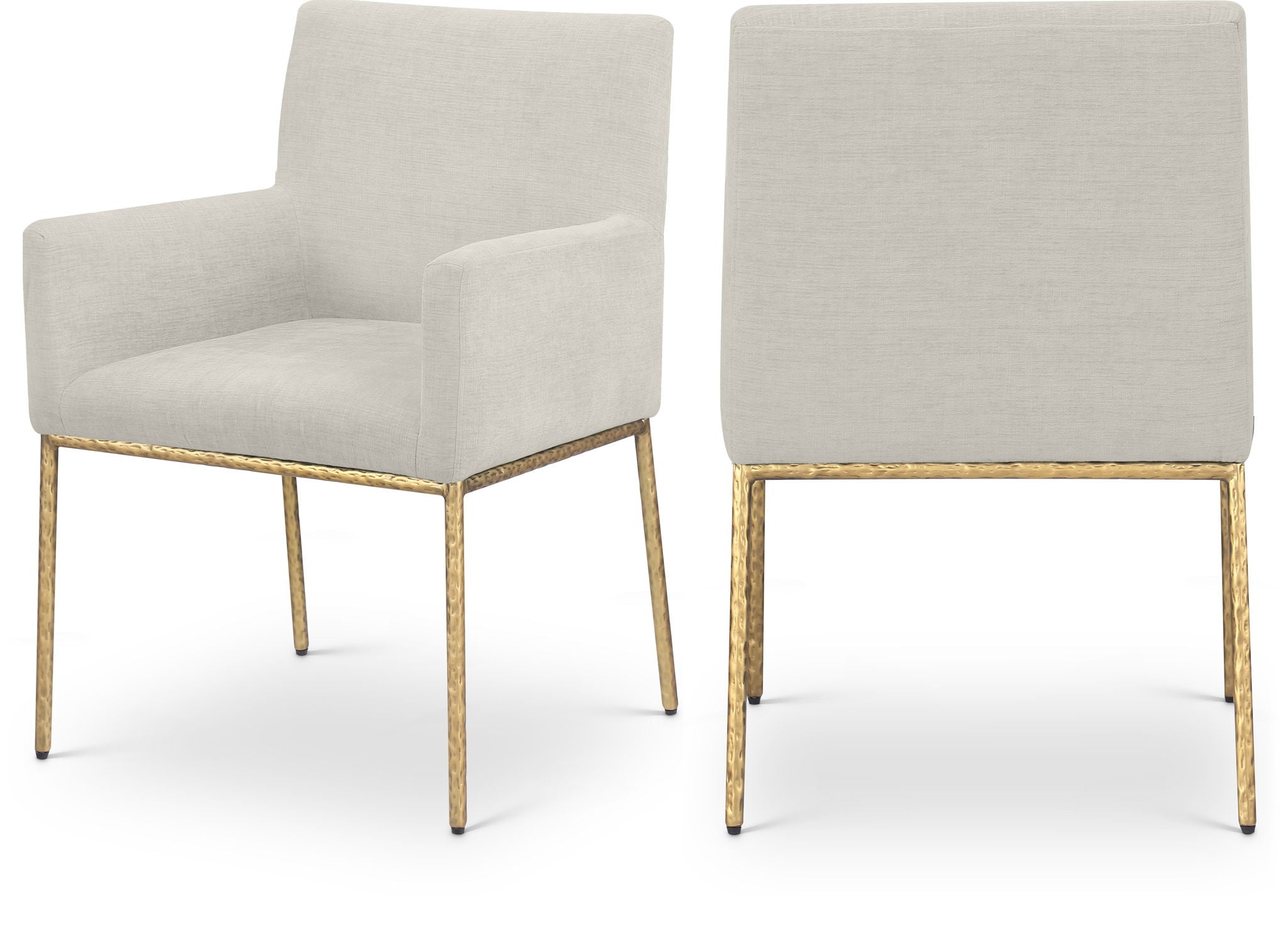 Reeves - Dining Chair With Gold Legs (Set of 2)