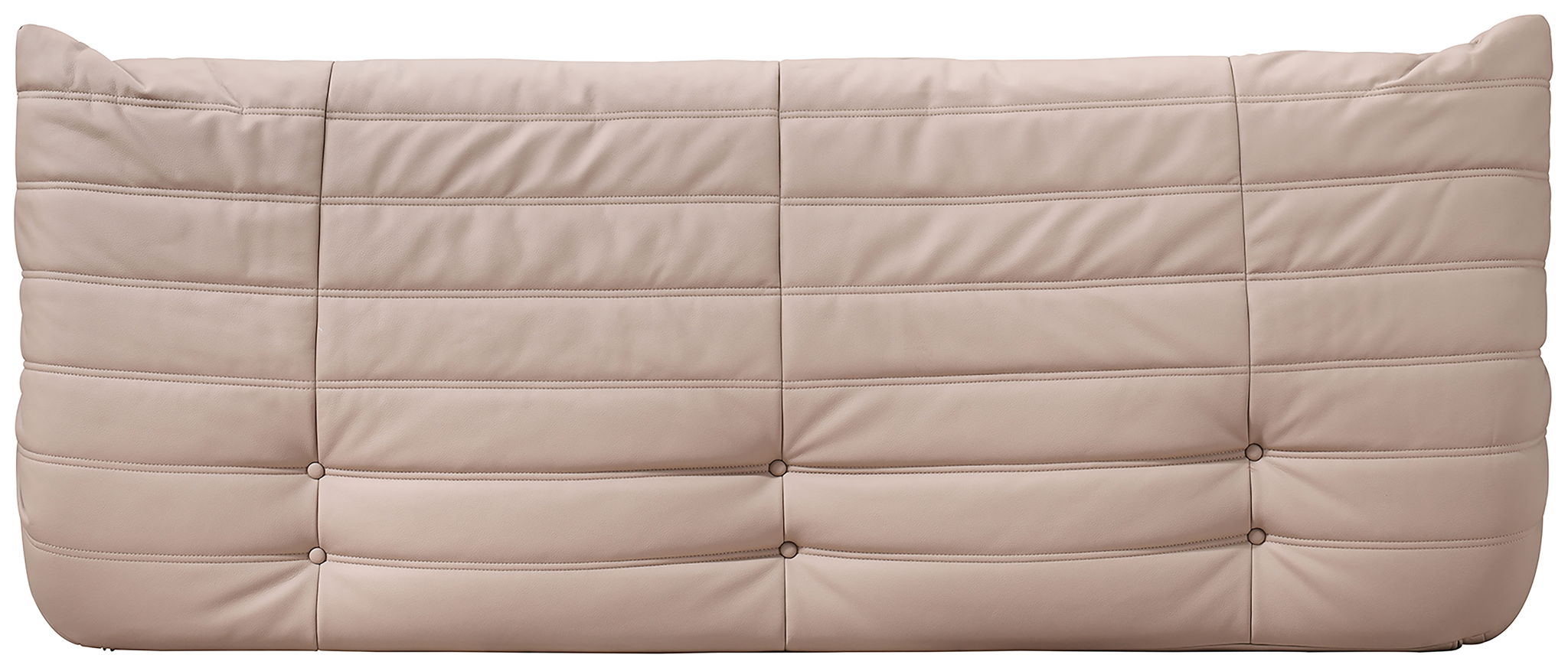 Relax - Vegan Leather 77.75" Upholstered Sofa - Tan