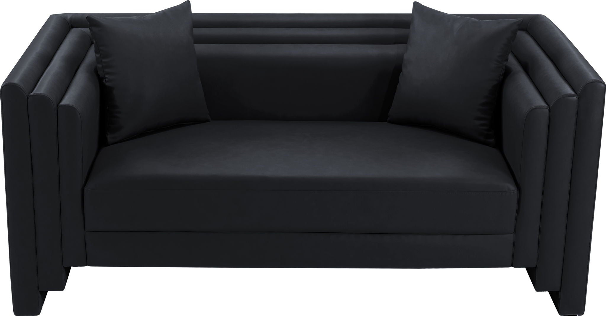 Everett - Vegan Leather Upholstered Loveseat