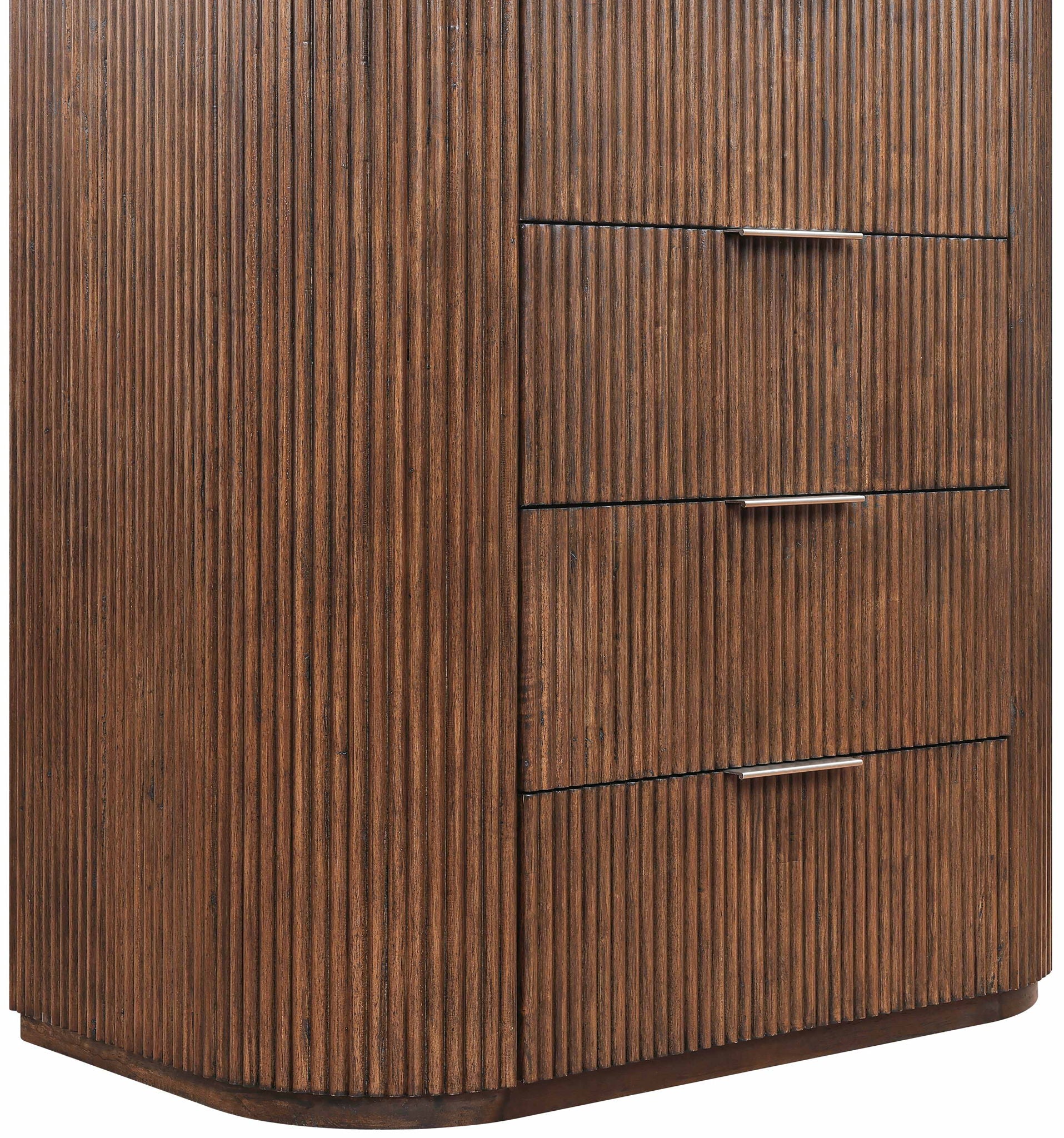 Astrid - Solid Wood And Oak Veneer Chest