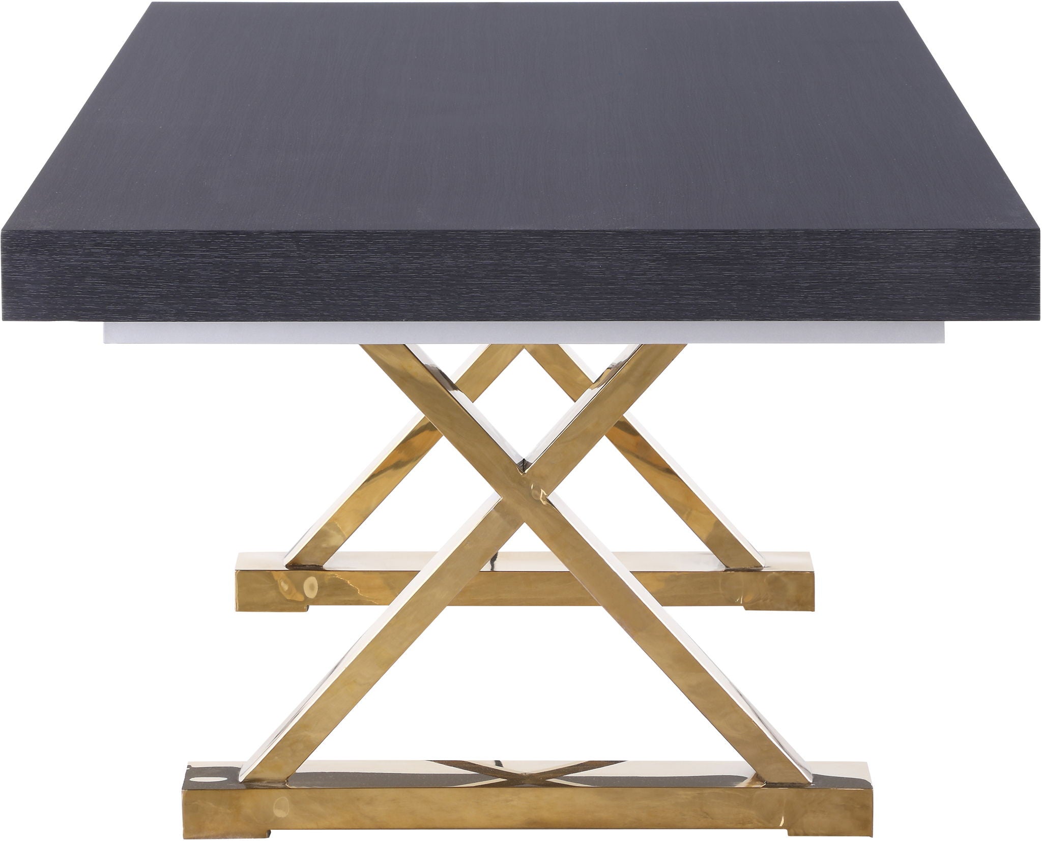Excel - Extendable Dining Table with Gold Base