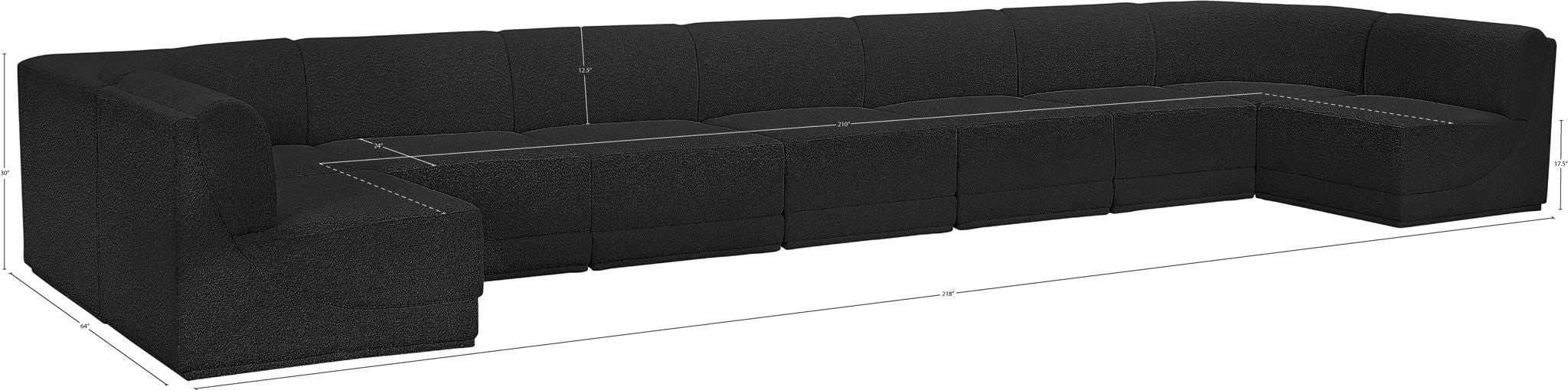 Ollie - 9 Piece Modular Sectional