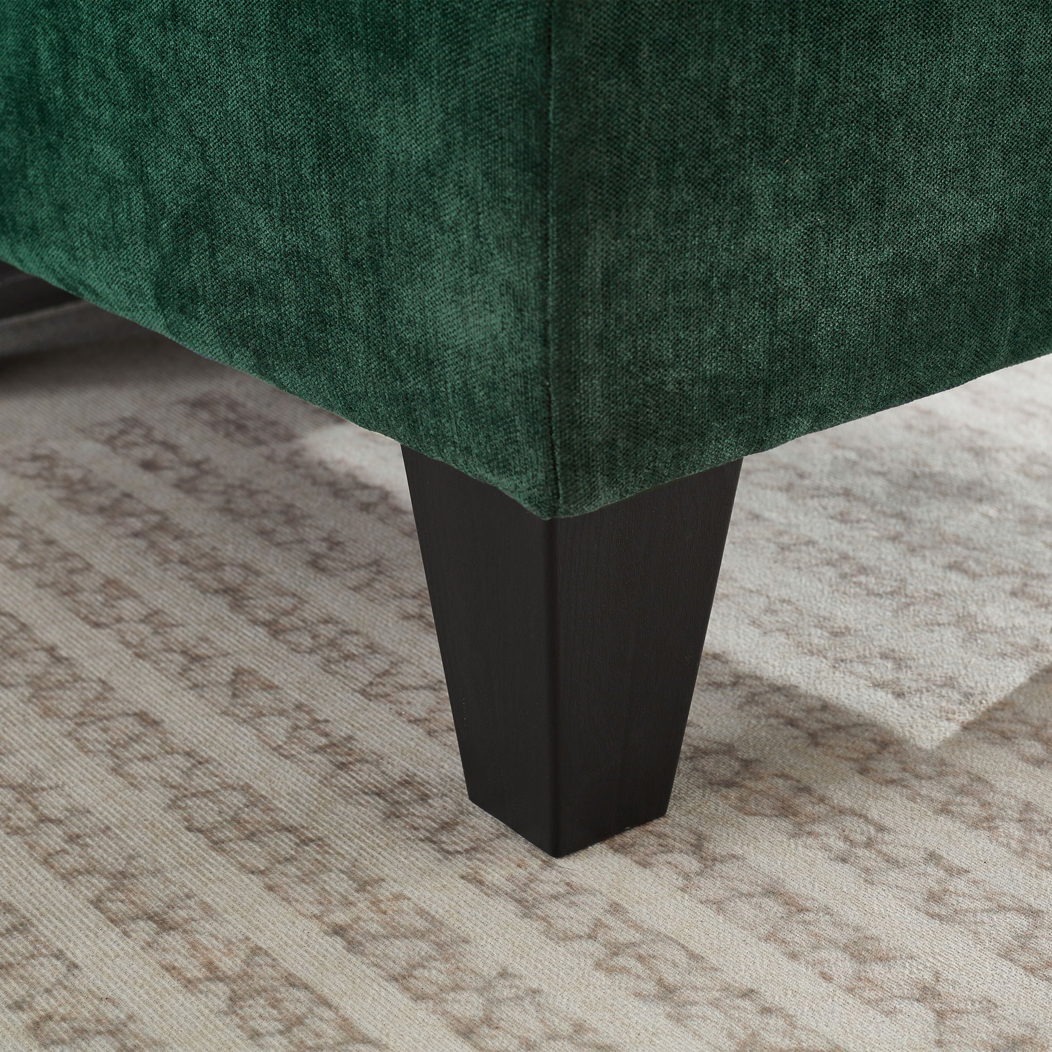 Modular Sectional Sofa With Movable Ottomans, USB Ports & Side Tables