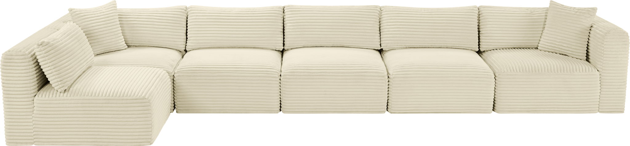 Shaggy - 6 Piece Modular Sectional