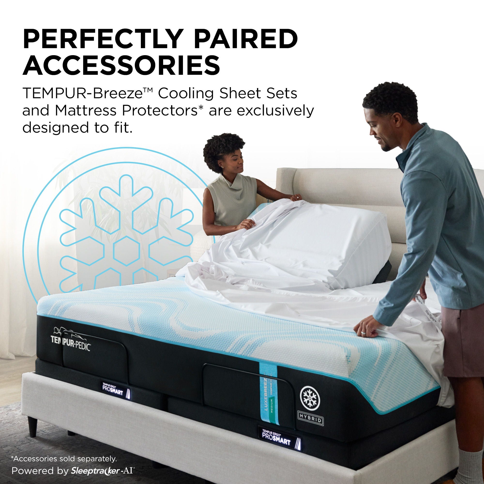Tempur-Breeze - Medium Mattress - Split Head King