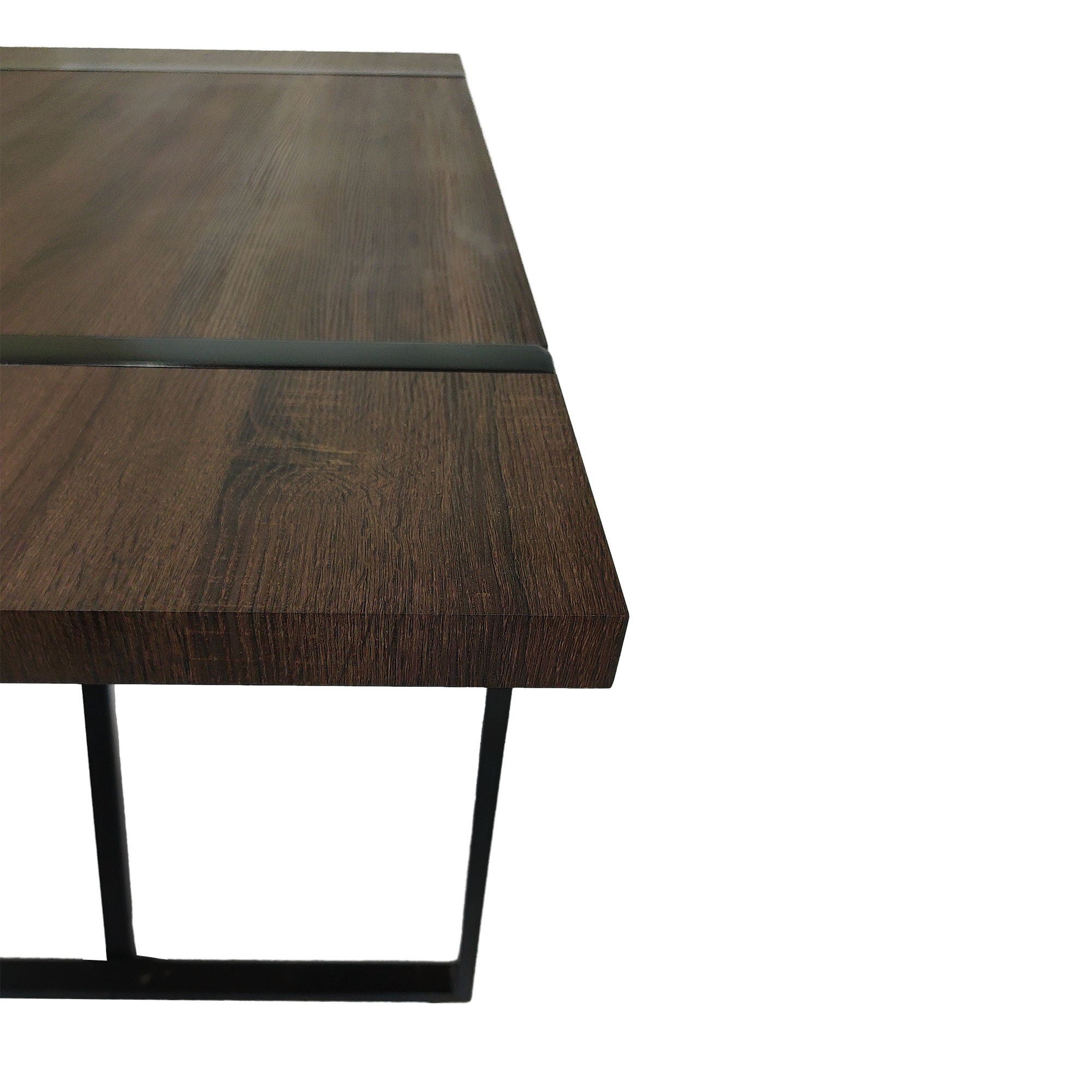 Modern Dining Table With Metal Legs For 4 - 6 Person