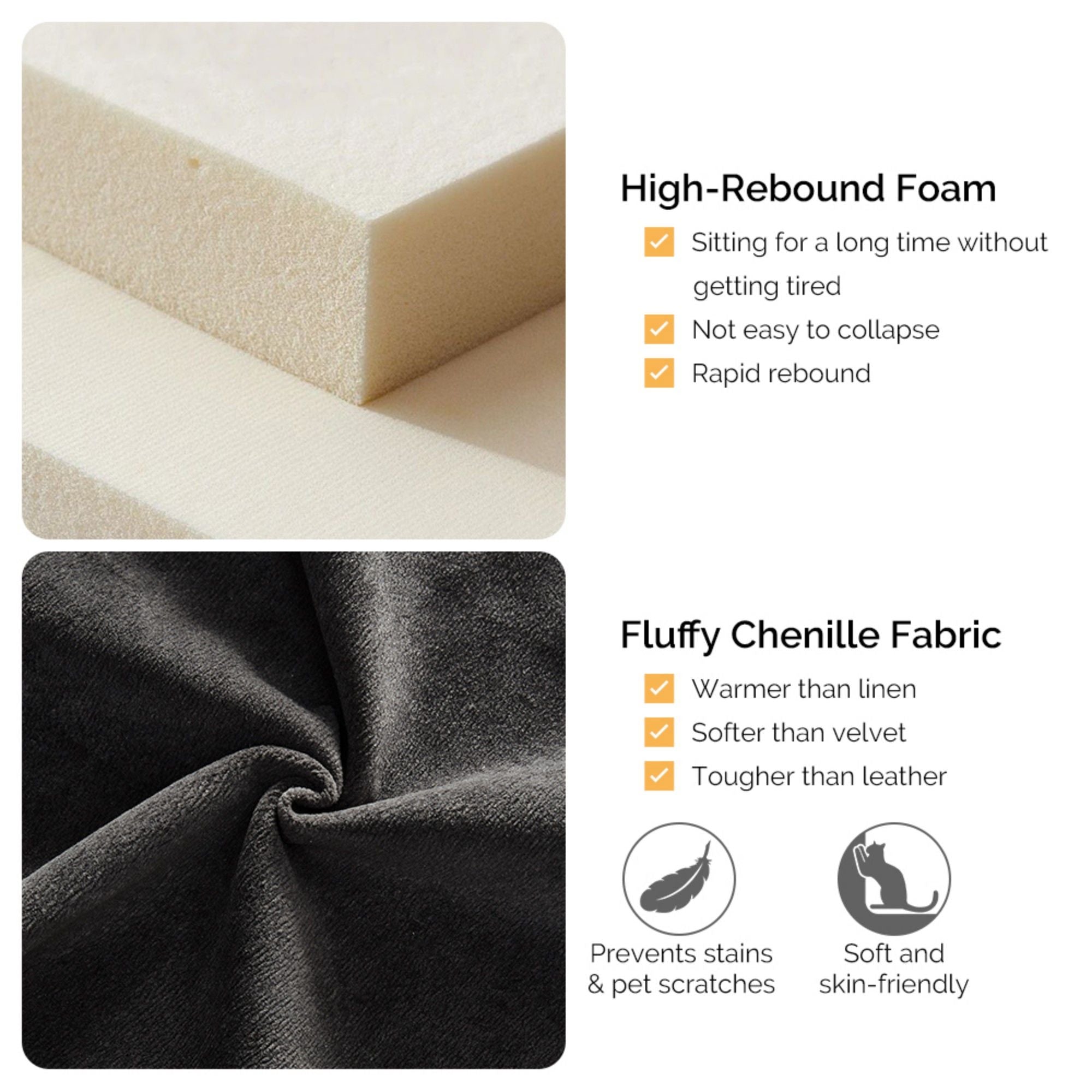 Modern Luxury Oversized Modular Sectional Sofa Set