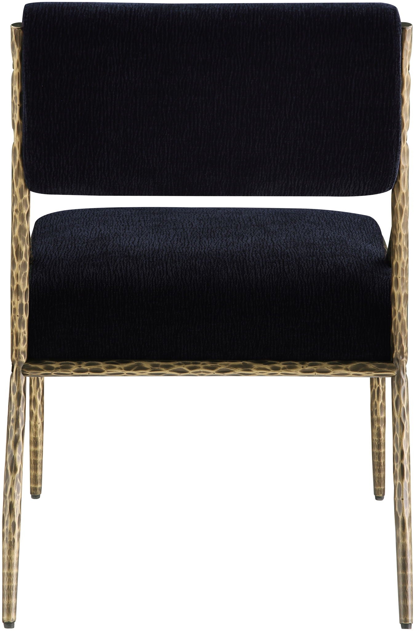 Bastille - Upholstered Dining Side Chair (Set of 2) - Brass Frame