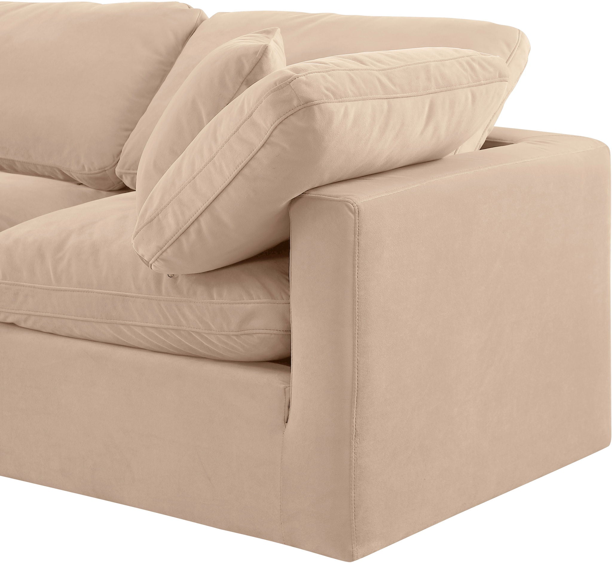 Indulge - Velvet 3 Seat Modular Sofa