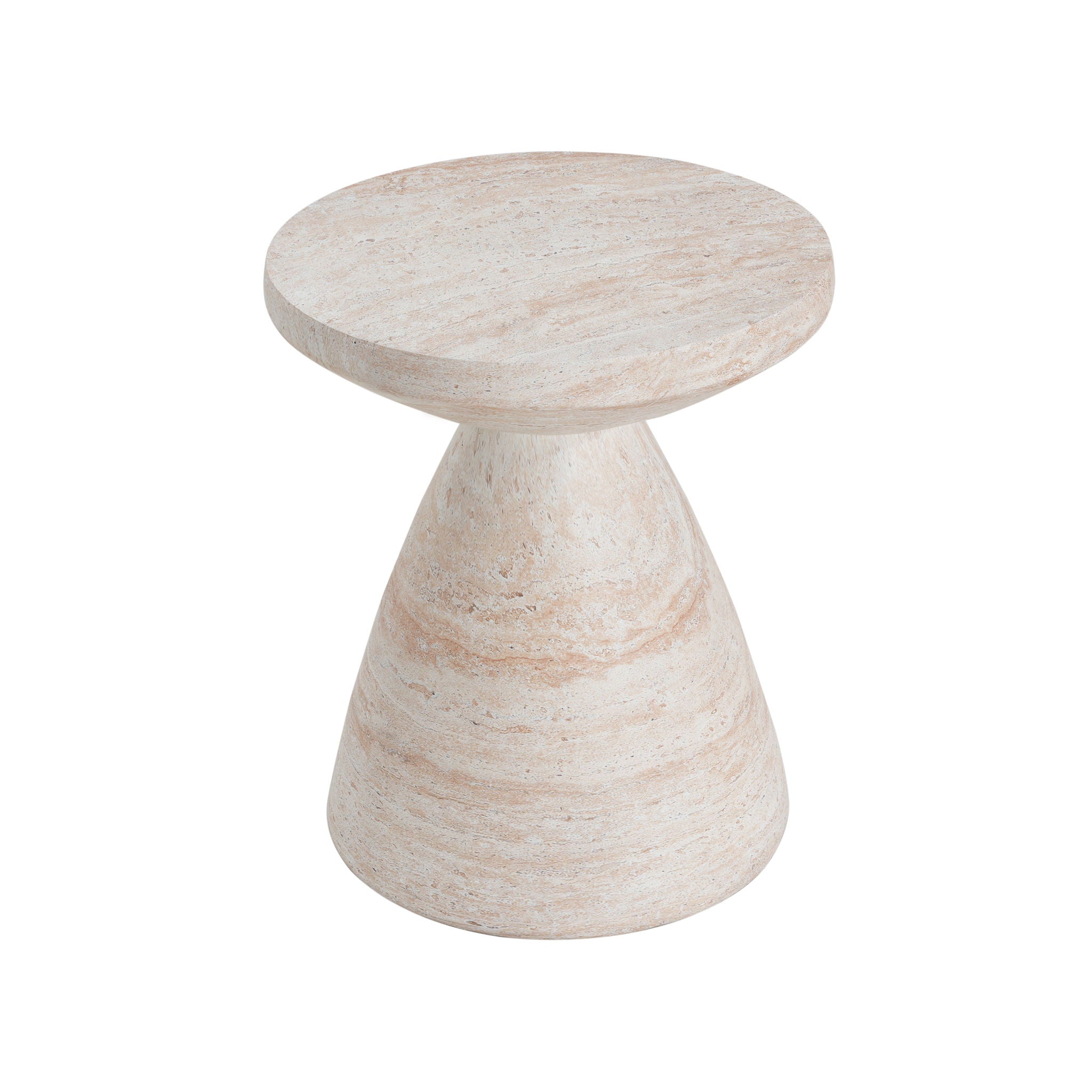 Outdoor / Indoor Lightweight Concrete Side Table