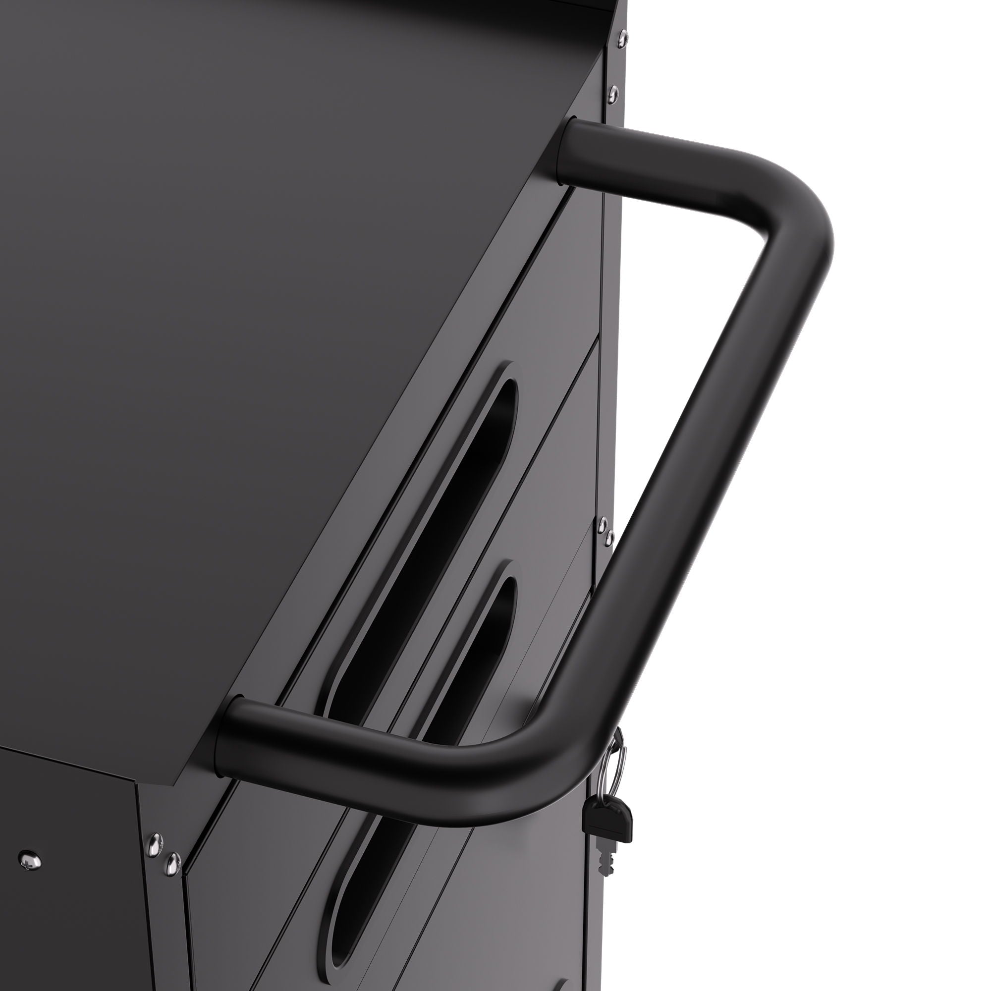 Rolling Tool Cabinet Heavy Duty Garage Storage With Lockable Doors & Drawers