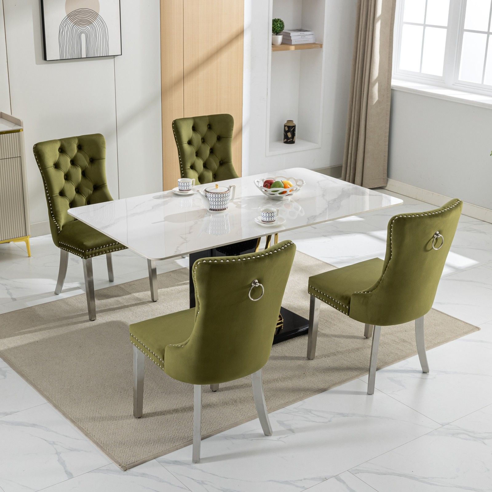 Nikki - Contemporary Upholstered Dining Chair (Set of 2)