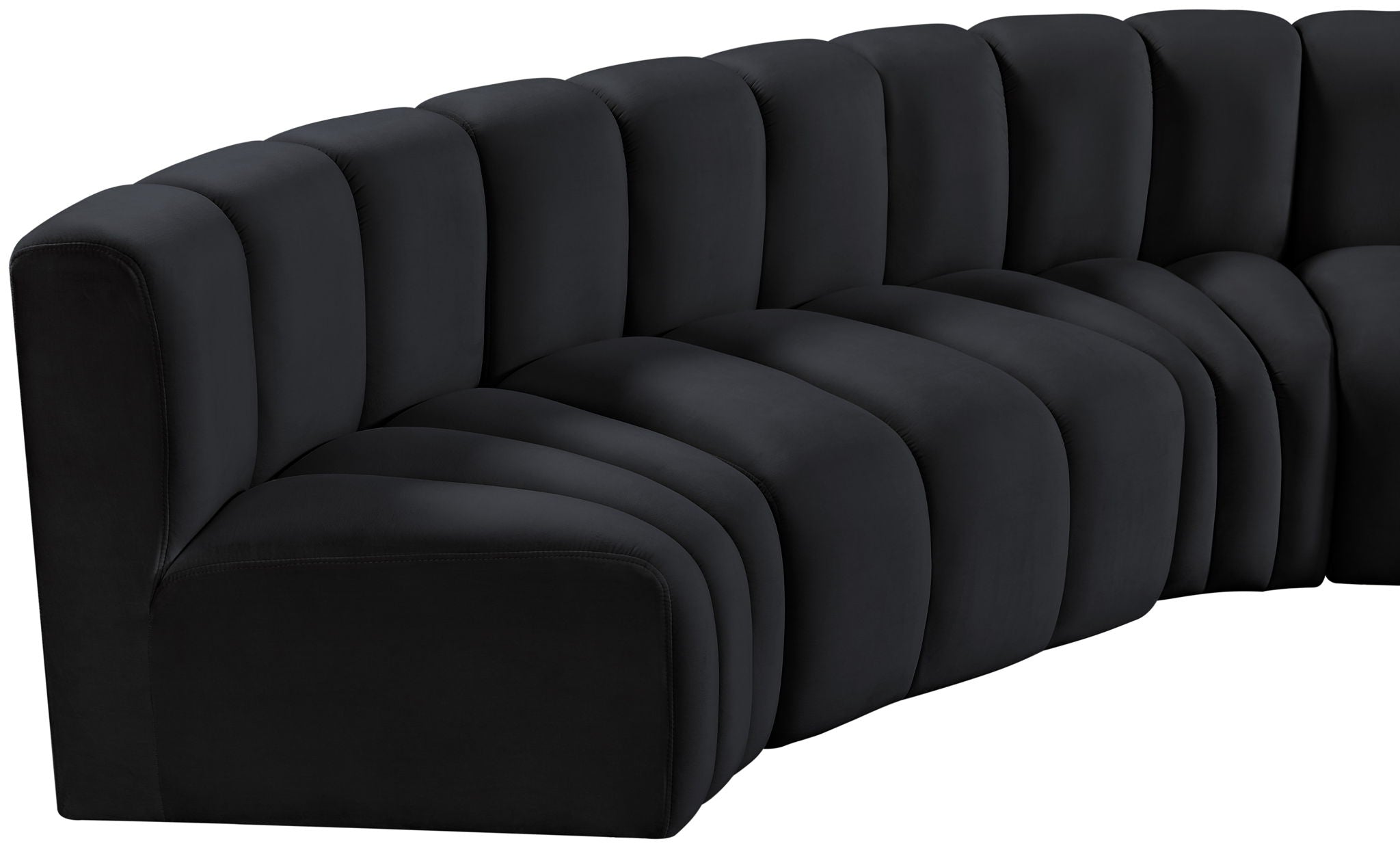 Arc - Velvet 7 Piece Modular Sofa
