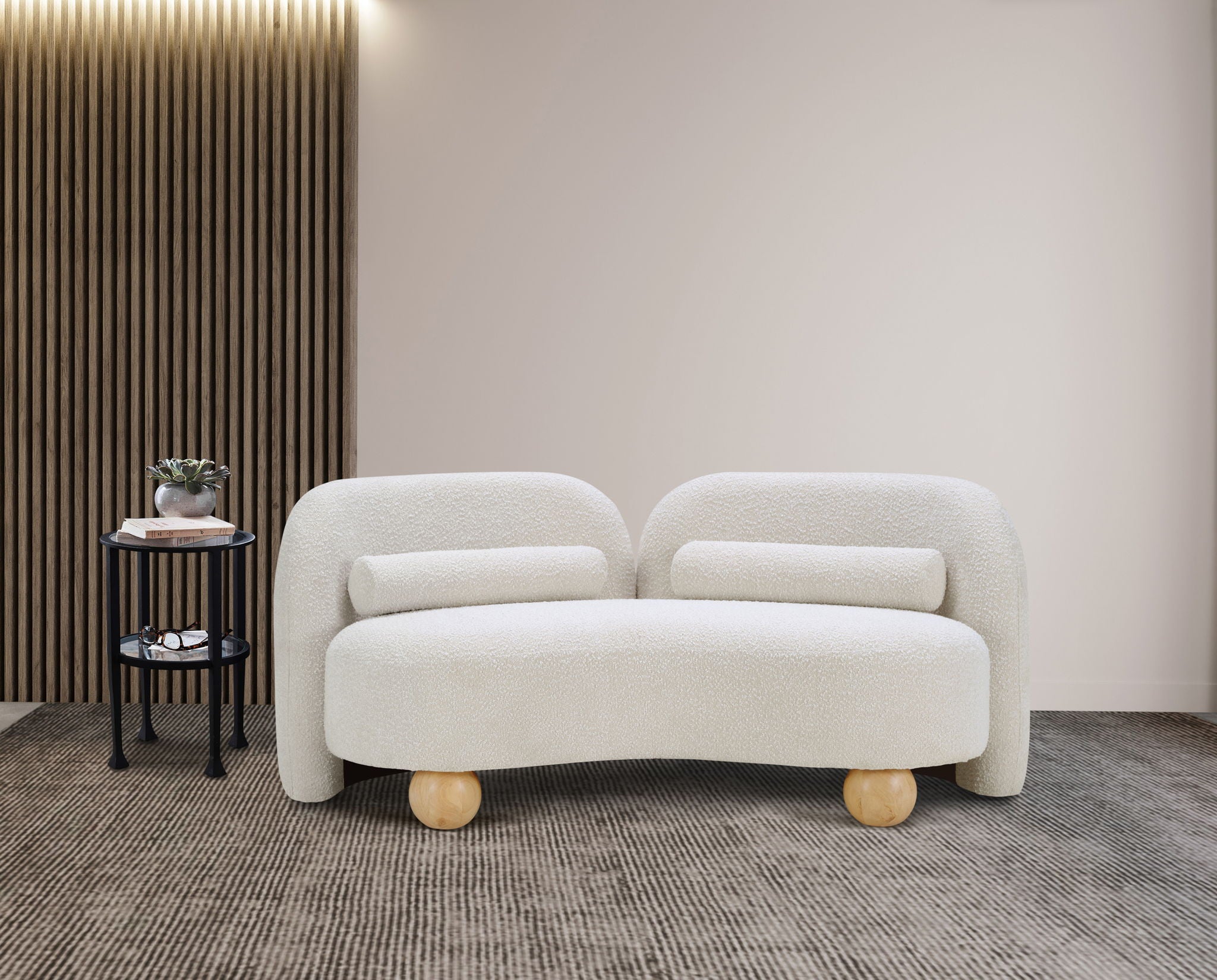 Daphne - Boucle Loveseat