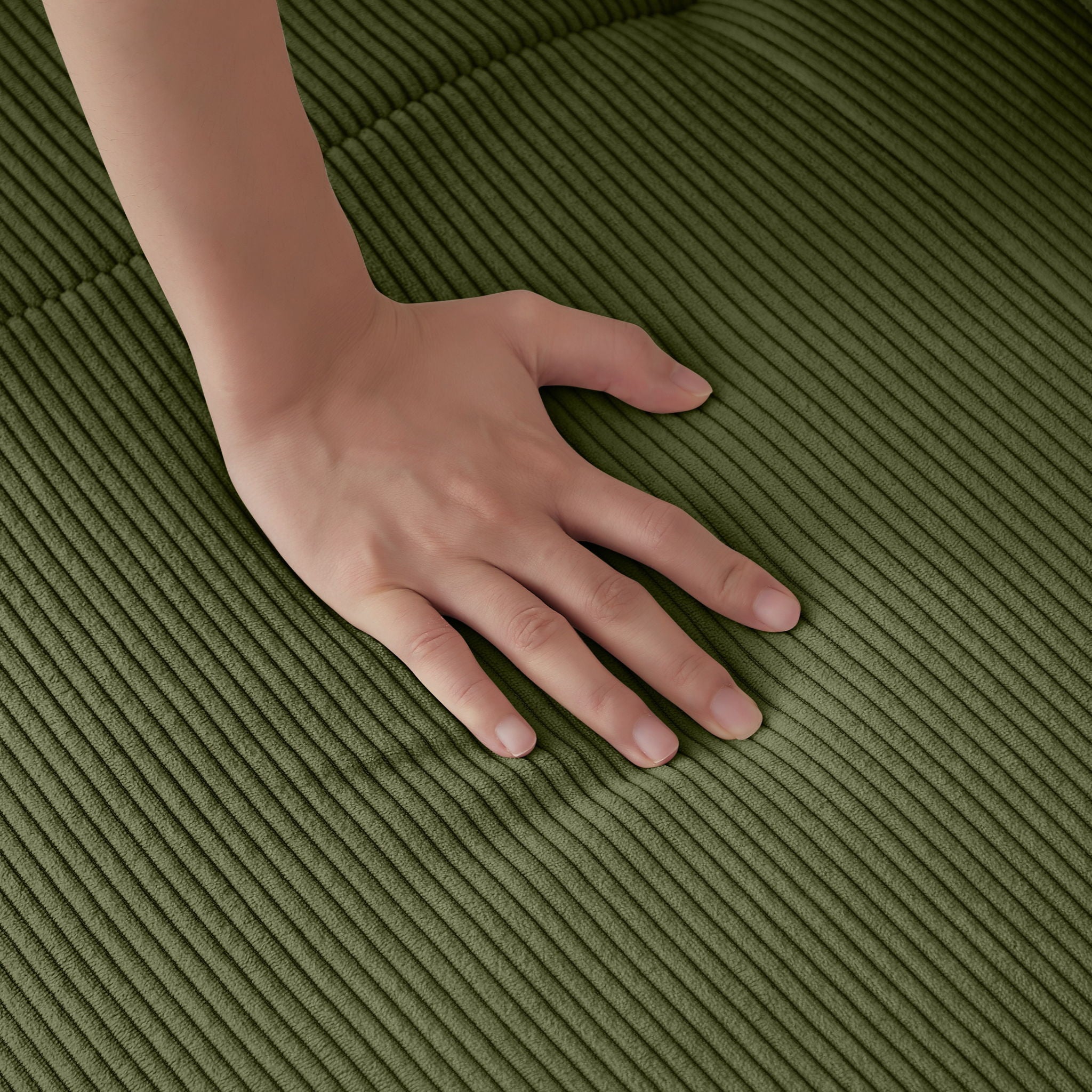 L Shaped Modular Sectional Sofa And Movable Ottoman