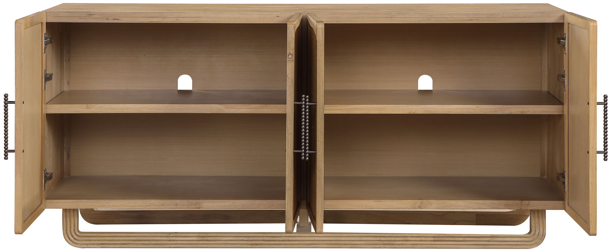 Sova - Solid Wood, Oak Veneer And Stainless Steel Sideboard/Buffet