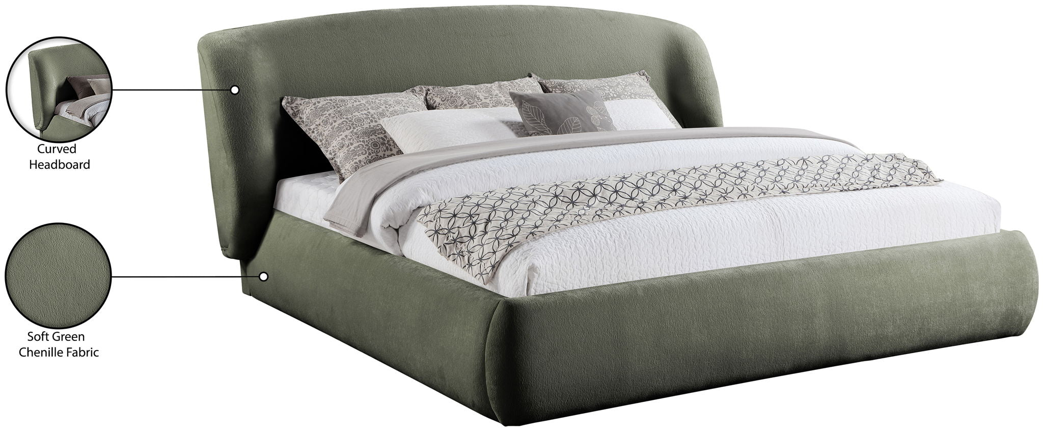 Sandro - Upholstered Bed
