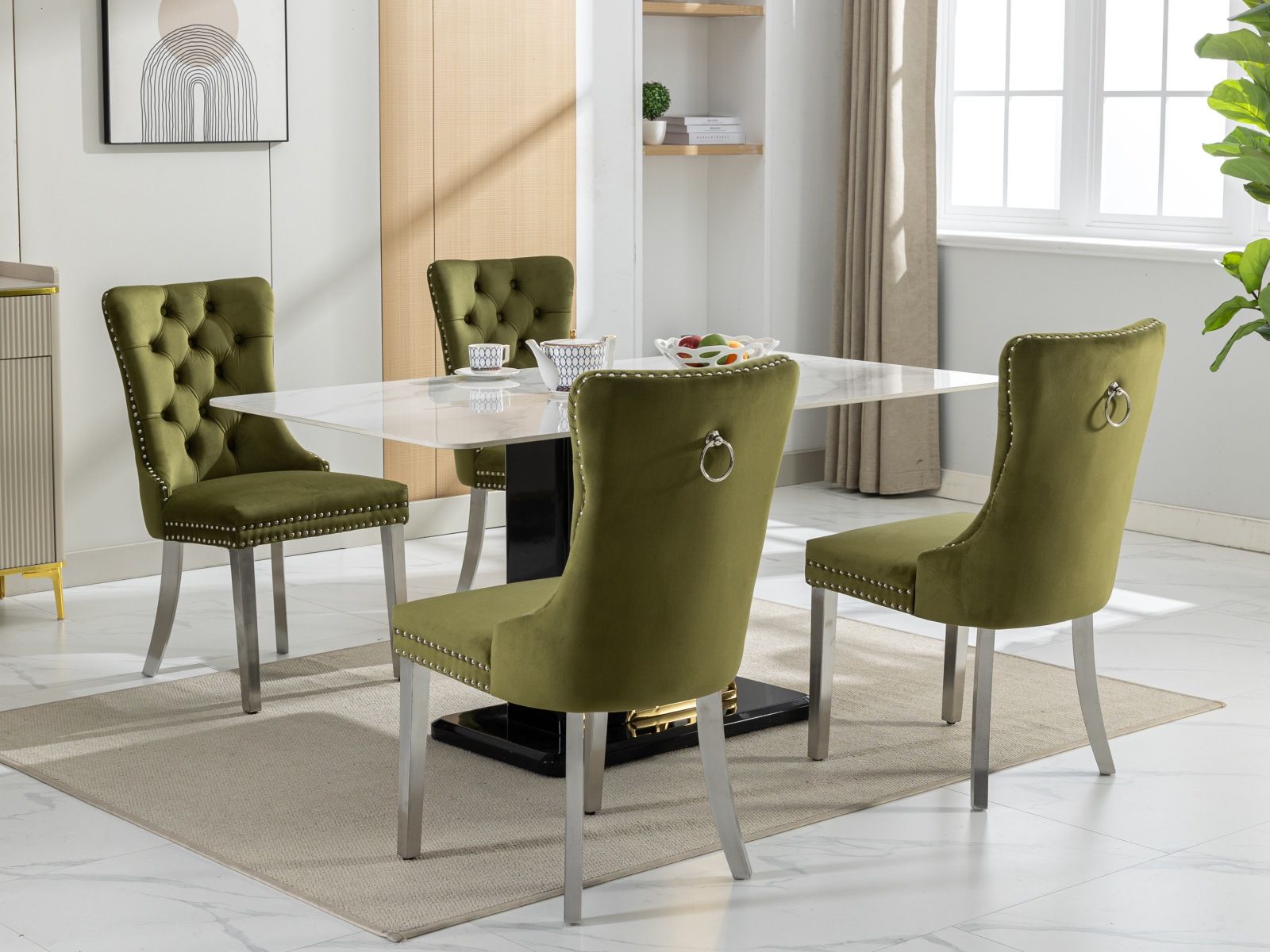 Nikki - Contemporary Upholstered Dining Chair (Set of 2)