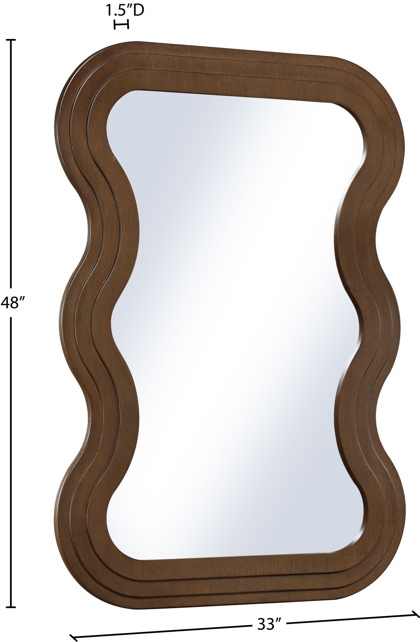 Bellagio - Oak Veneer Mirror