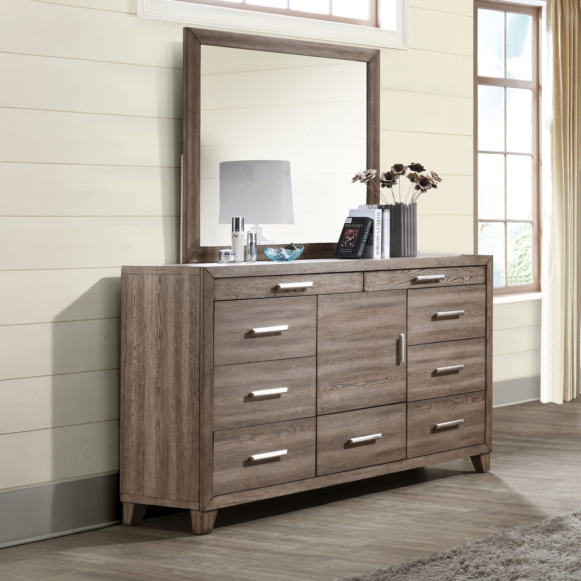 Harrisburg - Mirror - Walnut