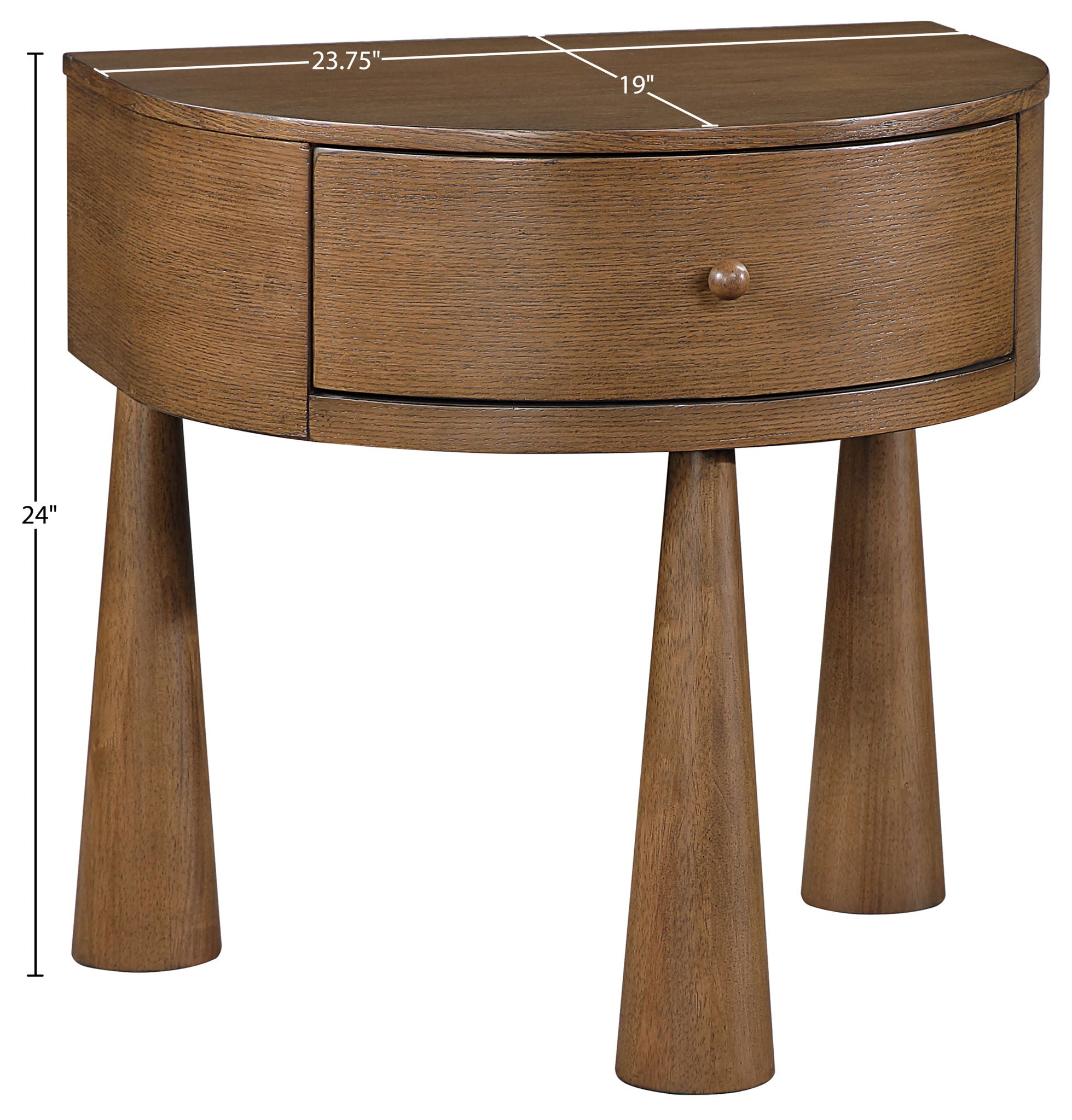 Oasis - Acacia Veneer And Solid Wood Night Stand
