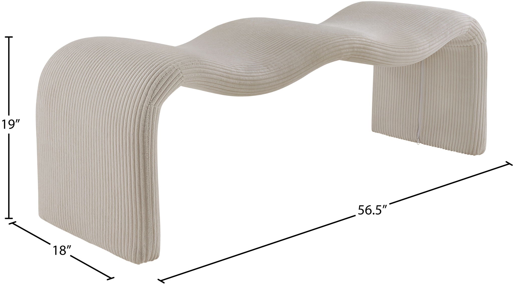 Willow - Corduroy Bench