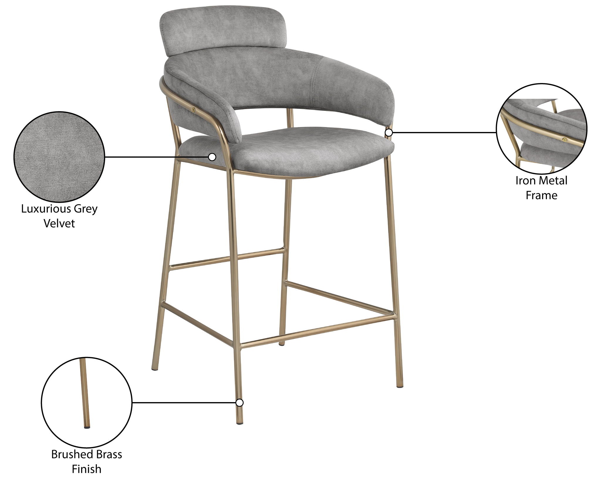 Yara - Counter Stool
