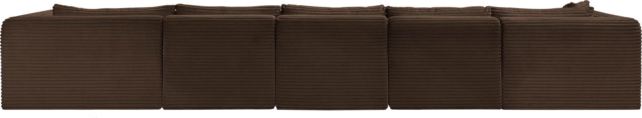 Shaggy - 5 Piece Modular Sectional With Chaise