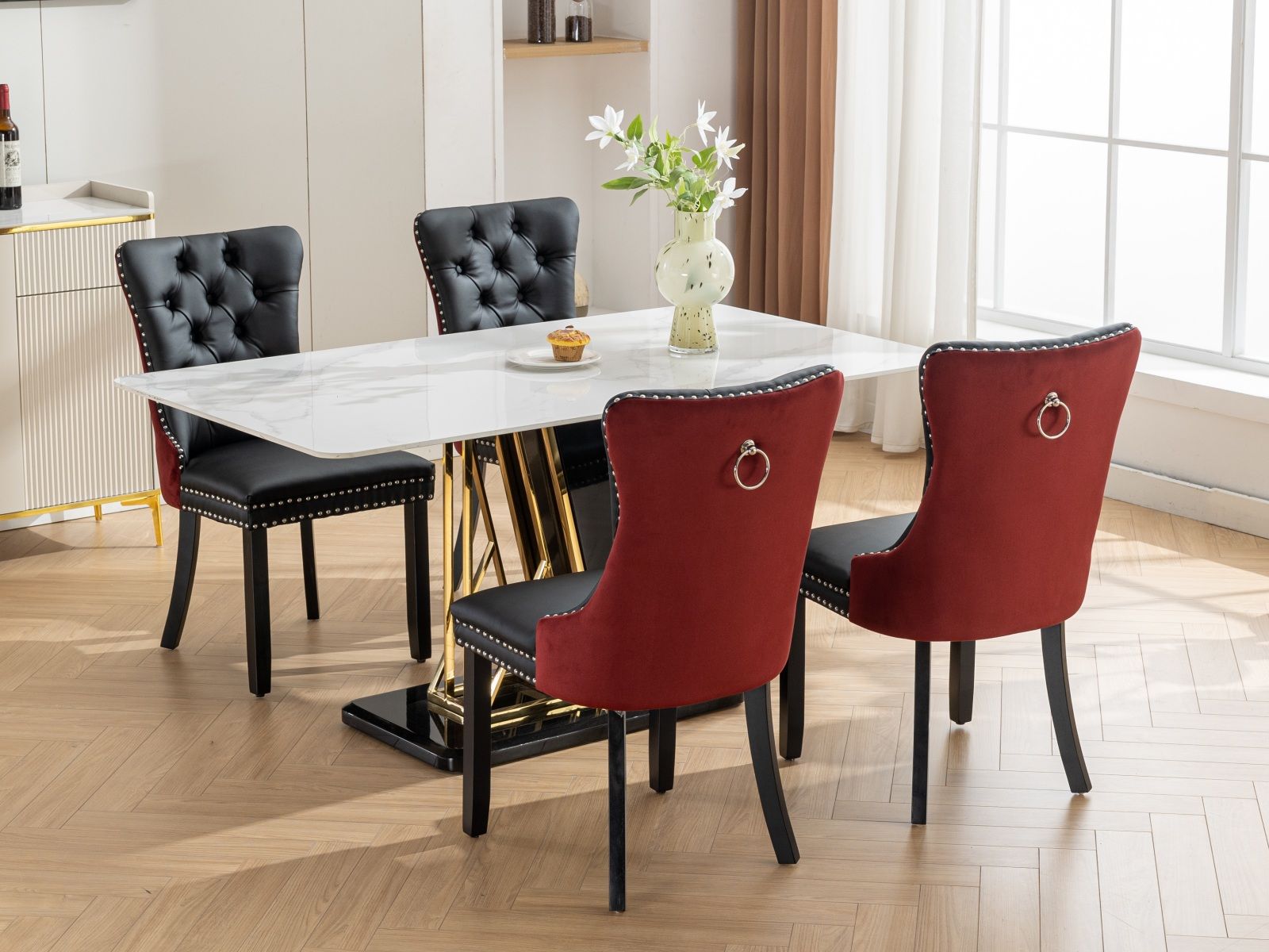 Nikki - Modern Upholstered Dining Chair (Set of 2)