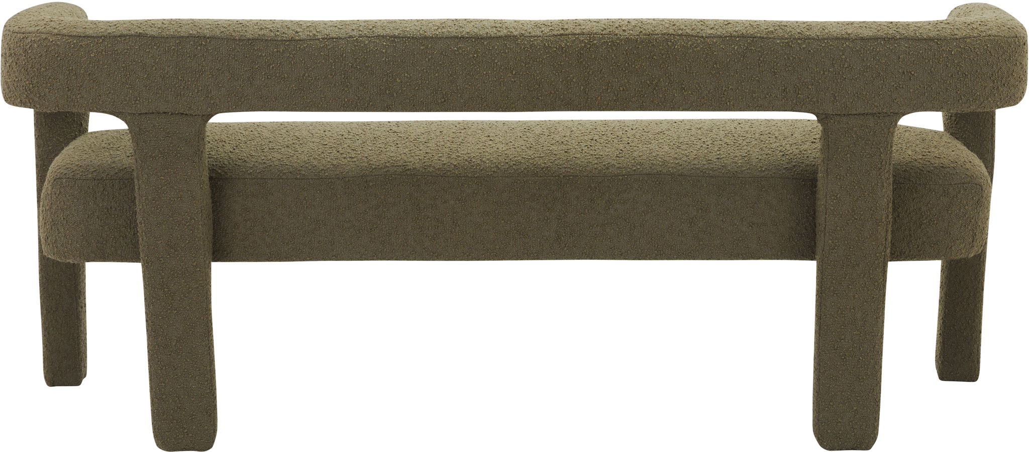 Athena - Boucle Fabric Bench