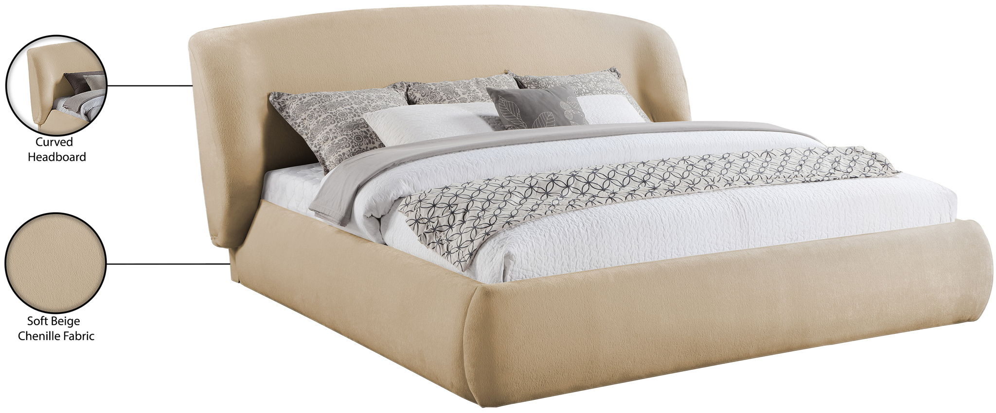 Sandro - Upholstered Bed