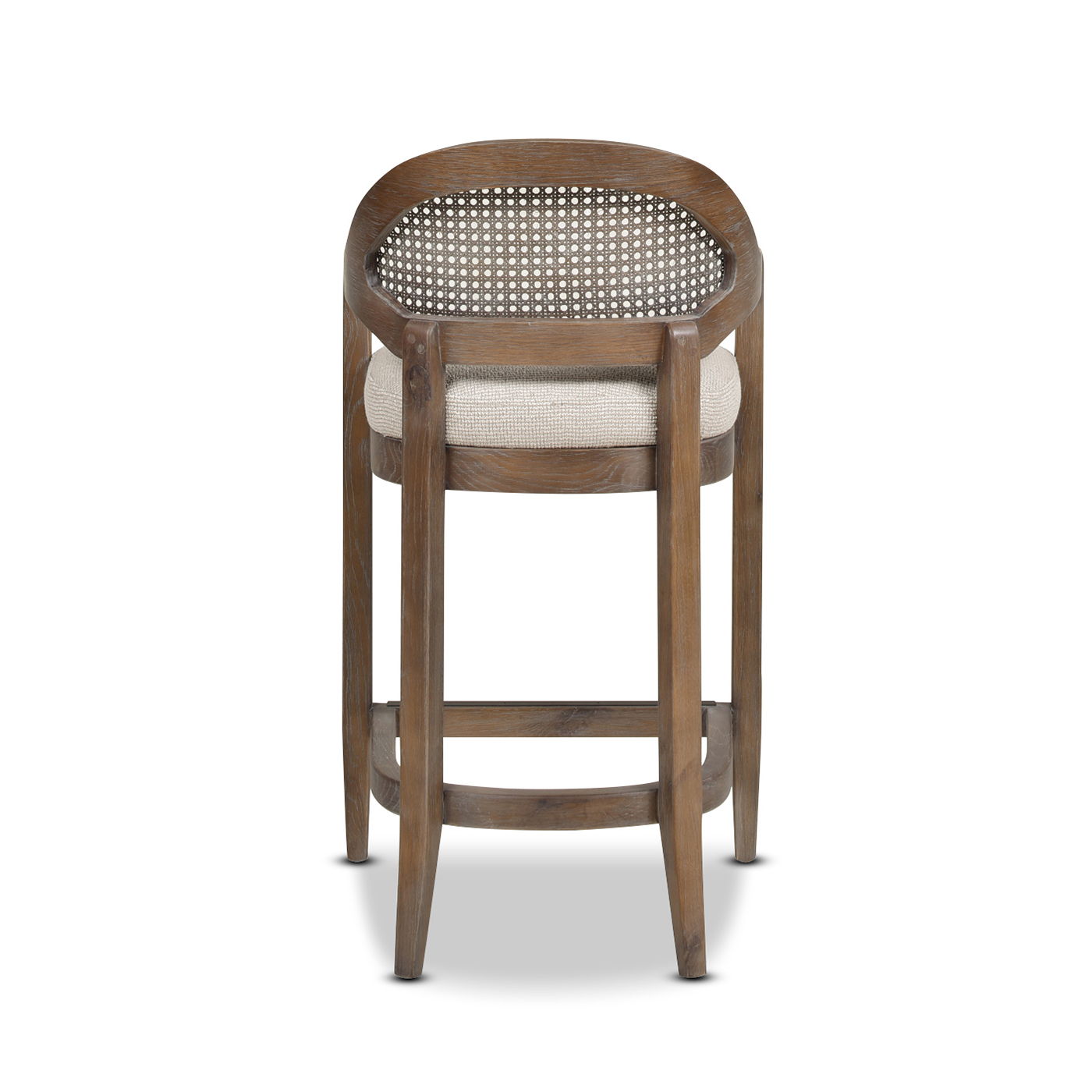Americana - Mid-Century Modern Cane Back Counter Stool