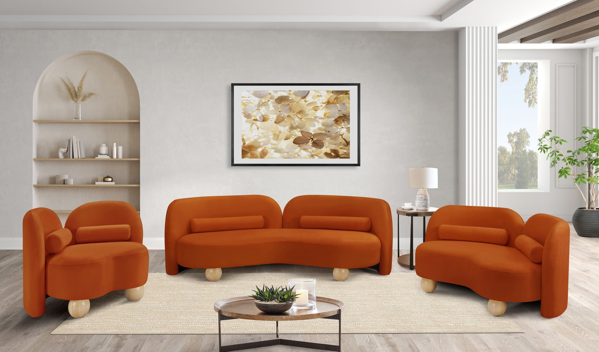Daphne - Velvet Chair