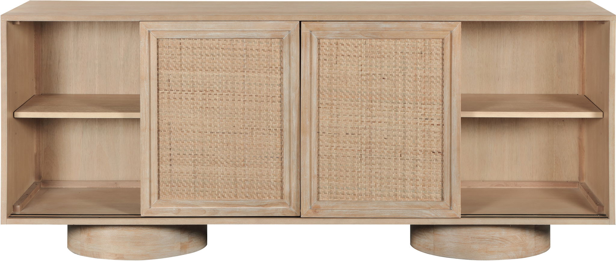 Windsor - Rubberwood Sideboard / Buffet - Natural