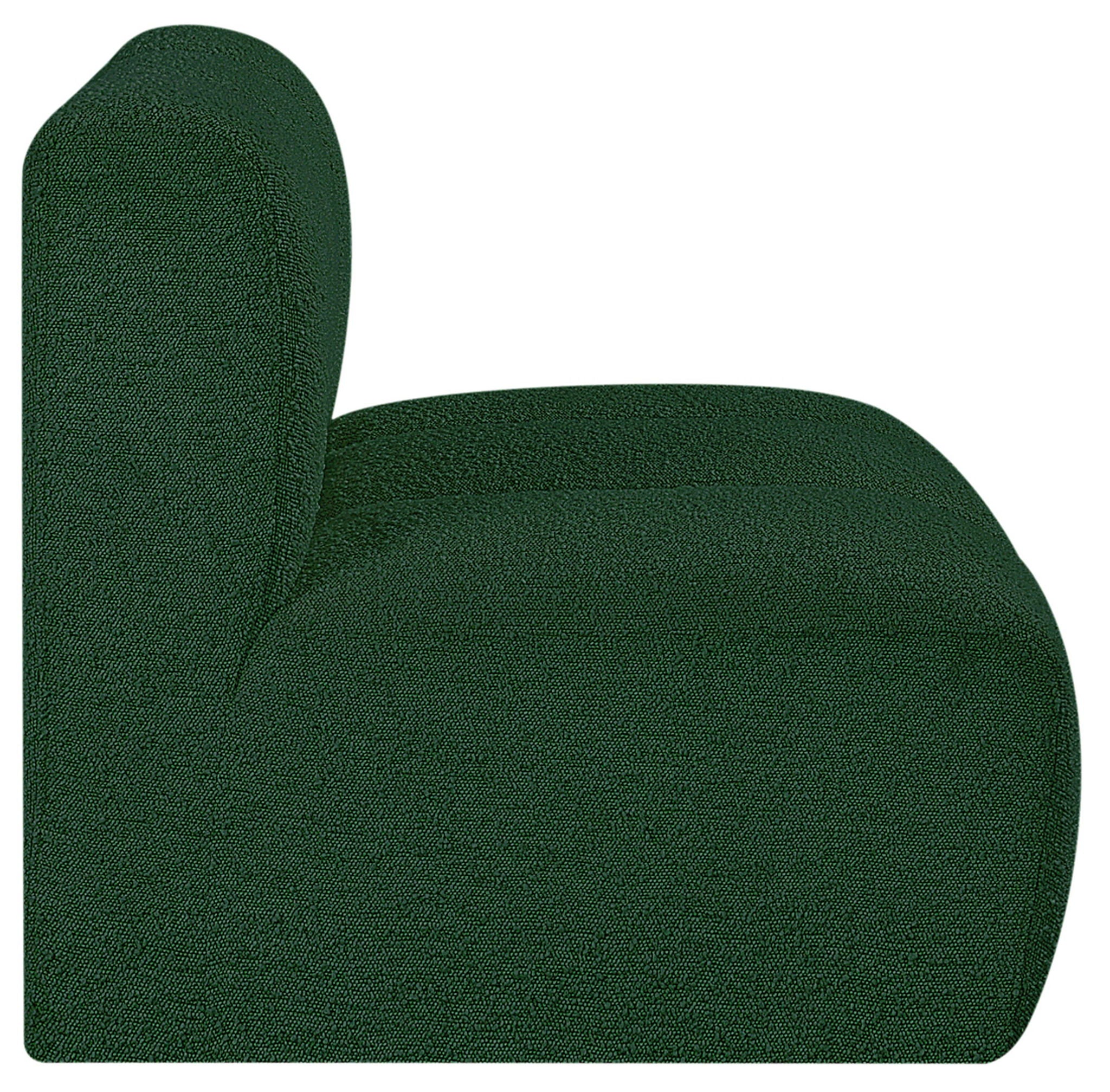 Arc - Boucle Fabric Straight Chair