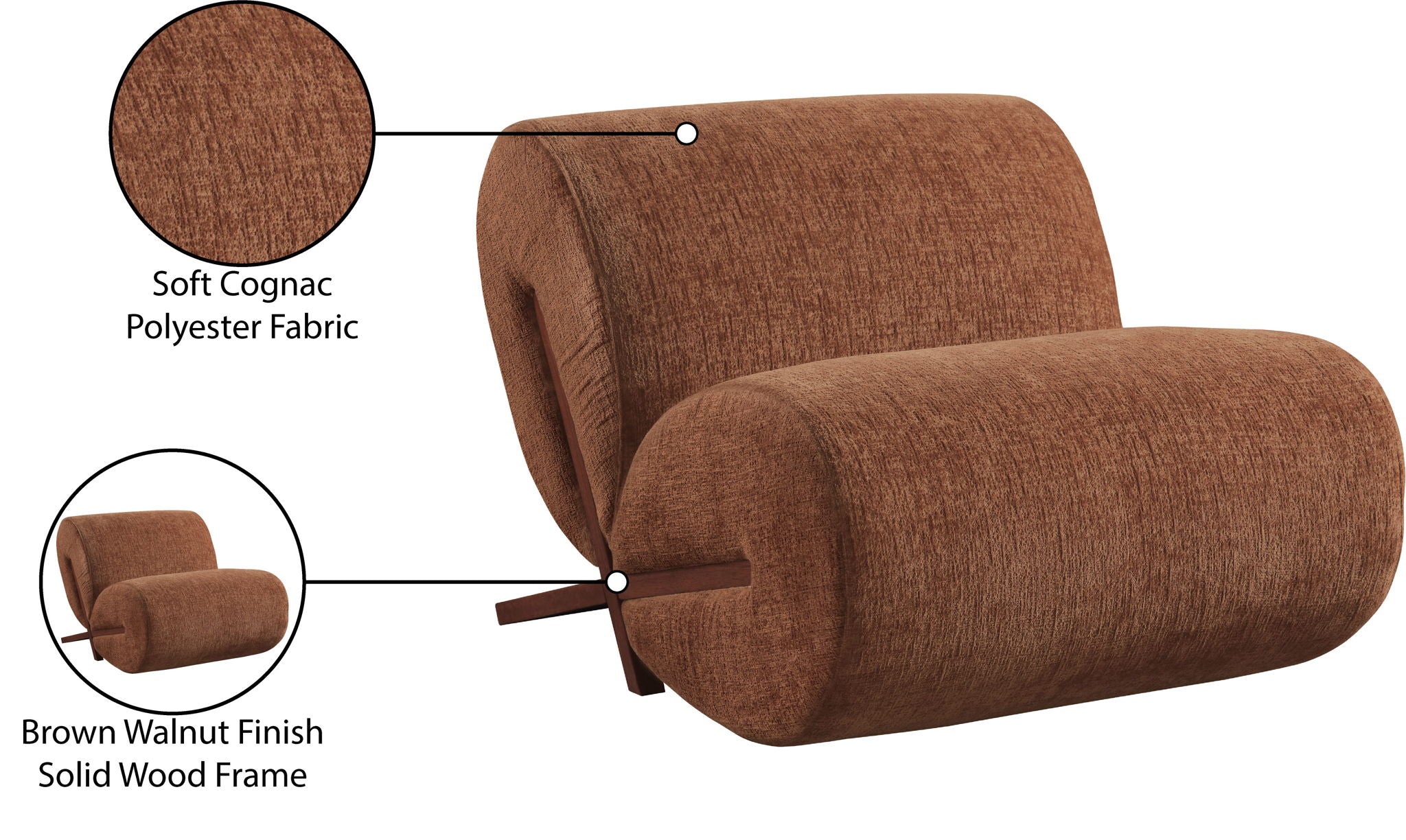 Akira - Fabric Upholstered Accent Chair
