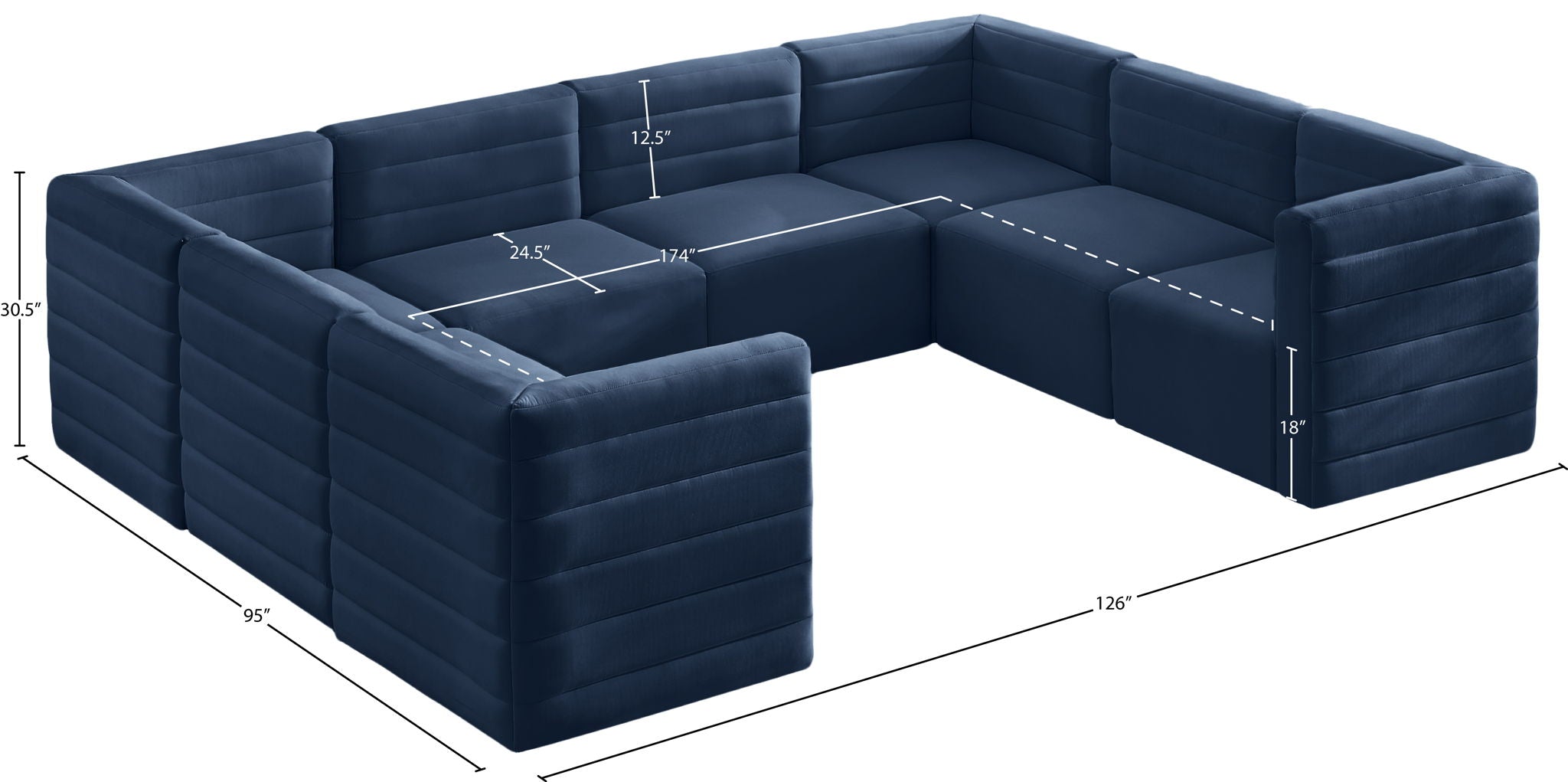 Quincy - 8 Piece Modular Sectional