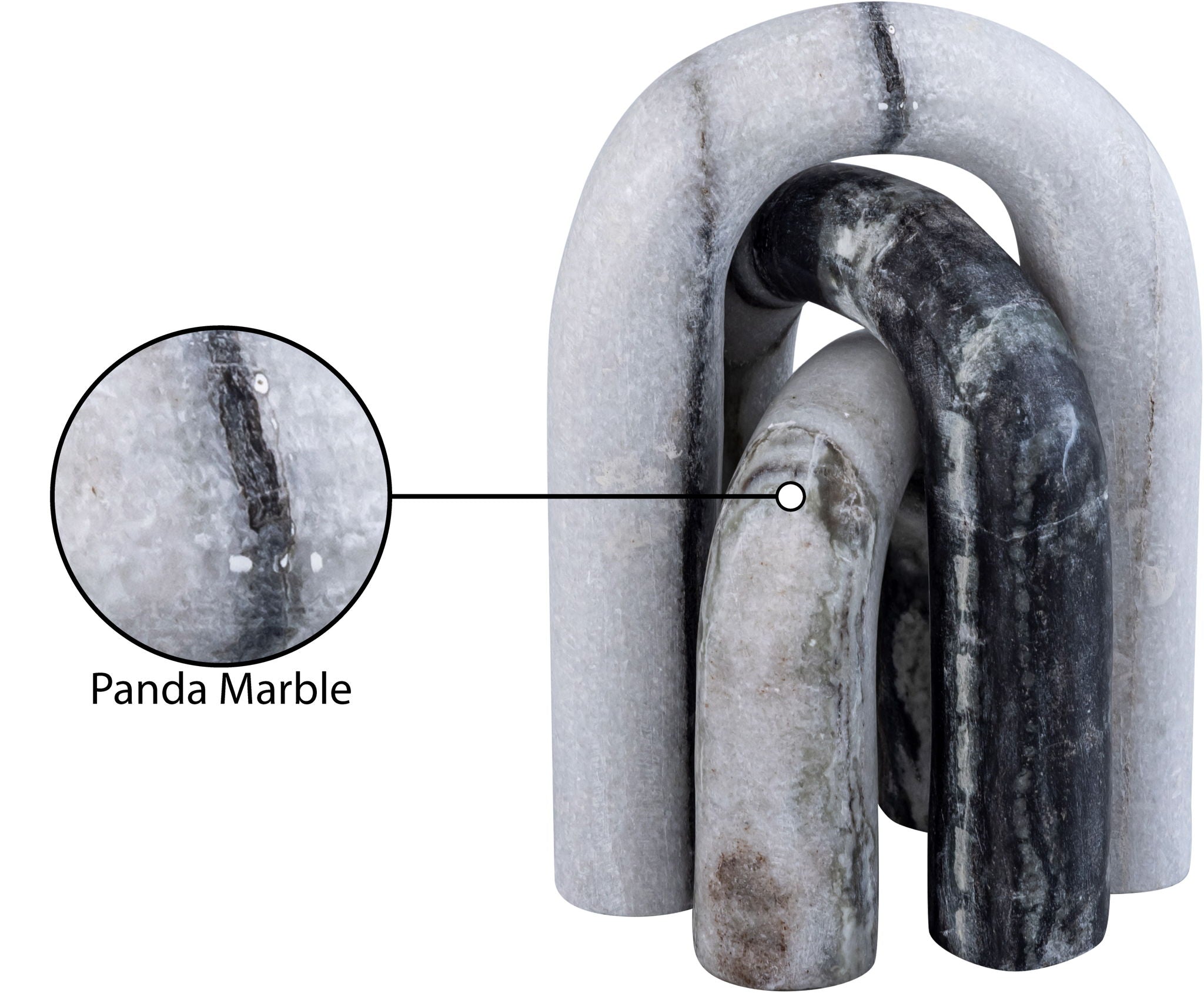 Arco - 3 Piece Marble Decorative Object