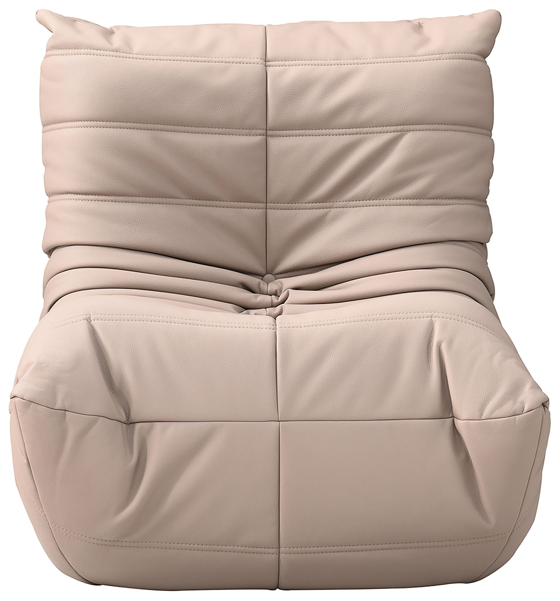 Relax - Vegan Leather Upholstered Chair - Tan