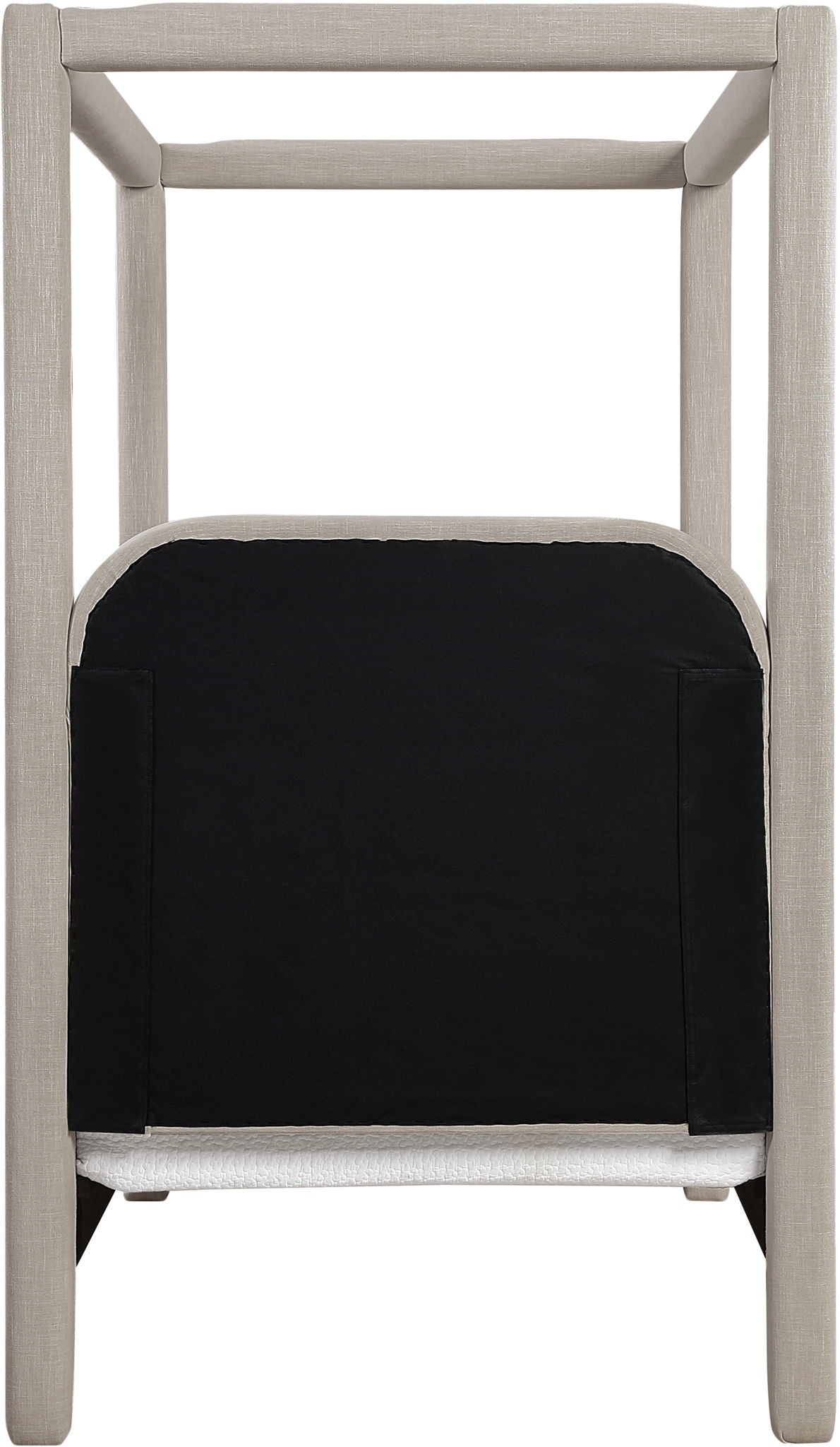 Salina - Linen Textured Fabric Upholstered Bed