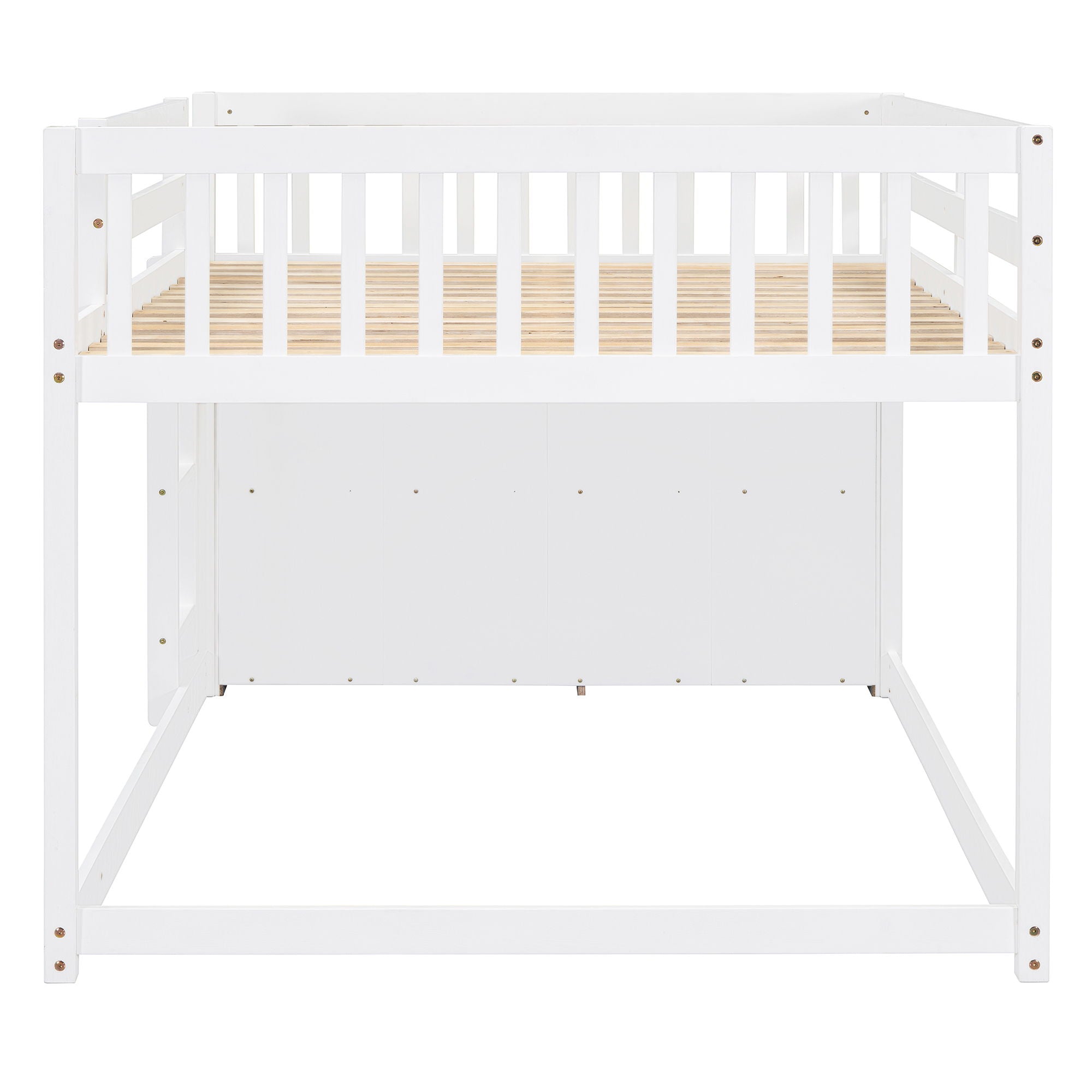 Bunk Bed With 4 Drawers And 3 Shelves