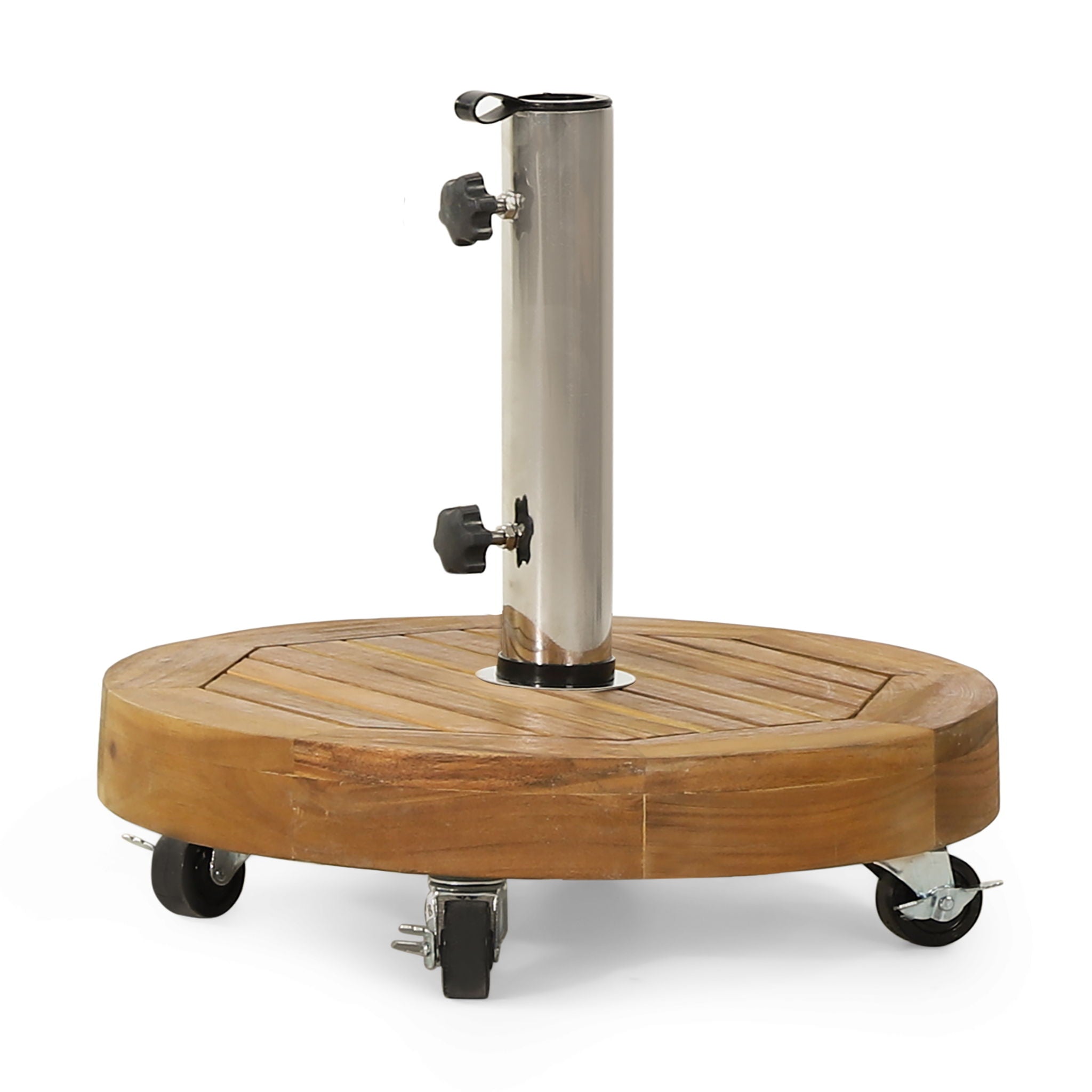 Ralph - Round Umbrella Base - Teak