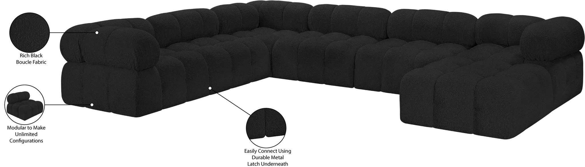 Ames - 7 Piece Modular Sectional