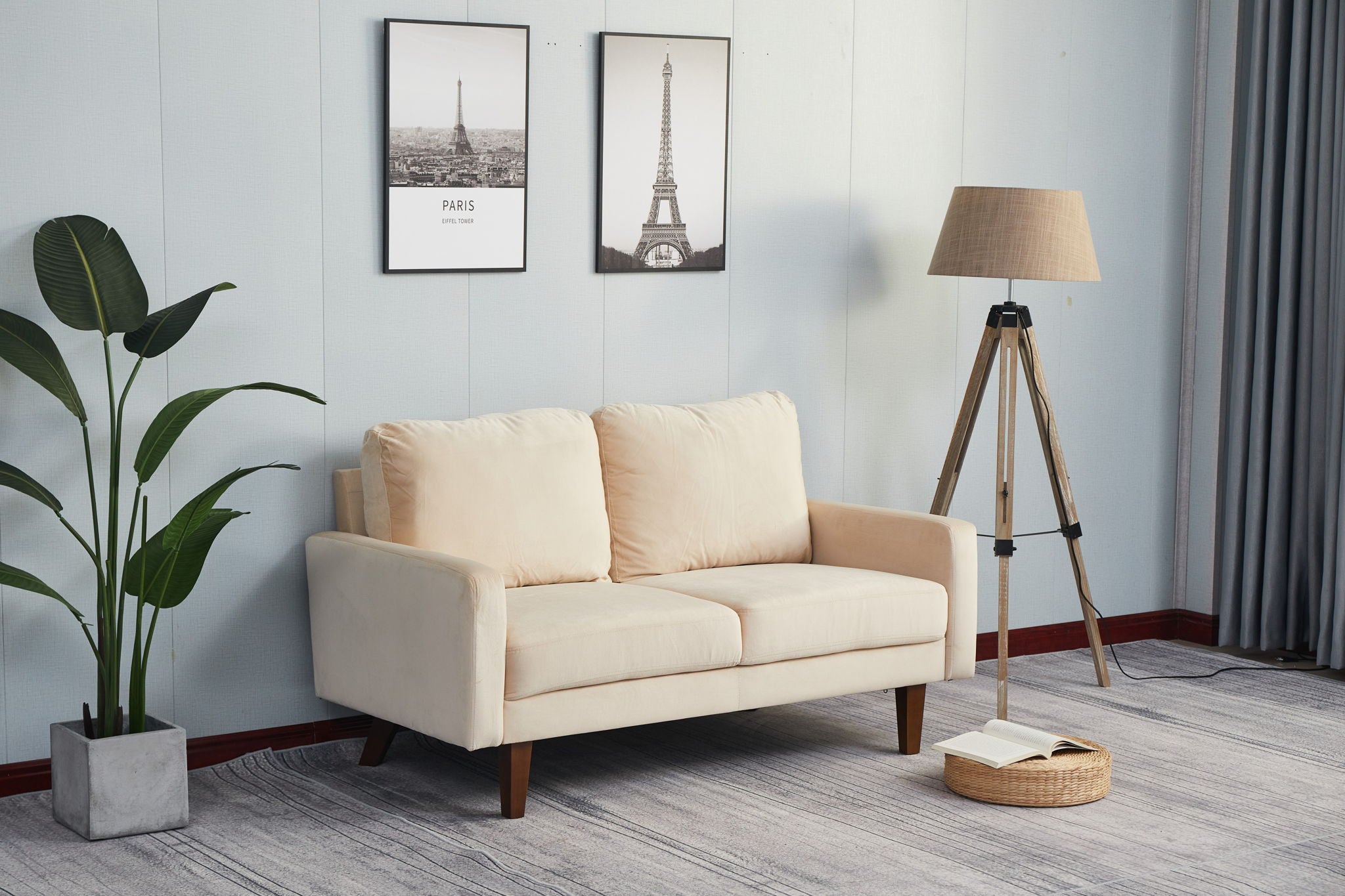 Comfortable Loveseat With Durable Construction
