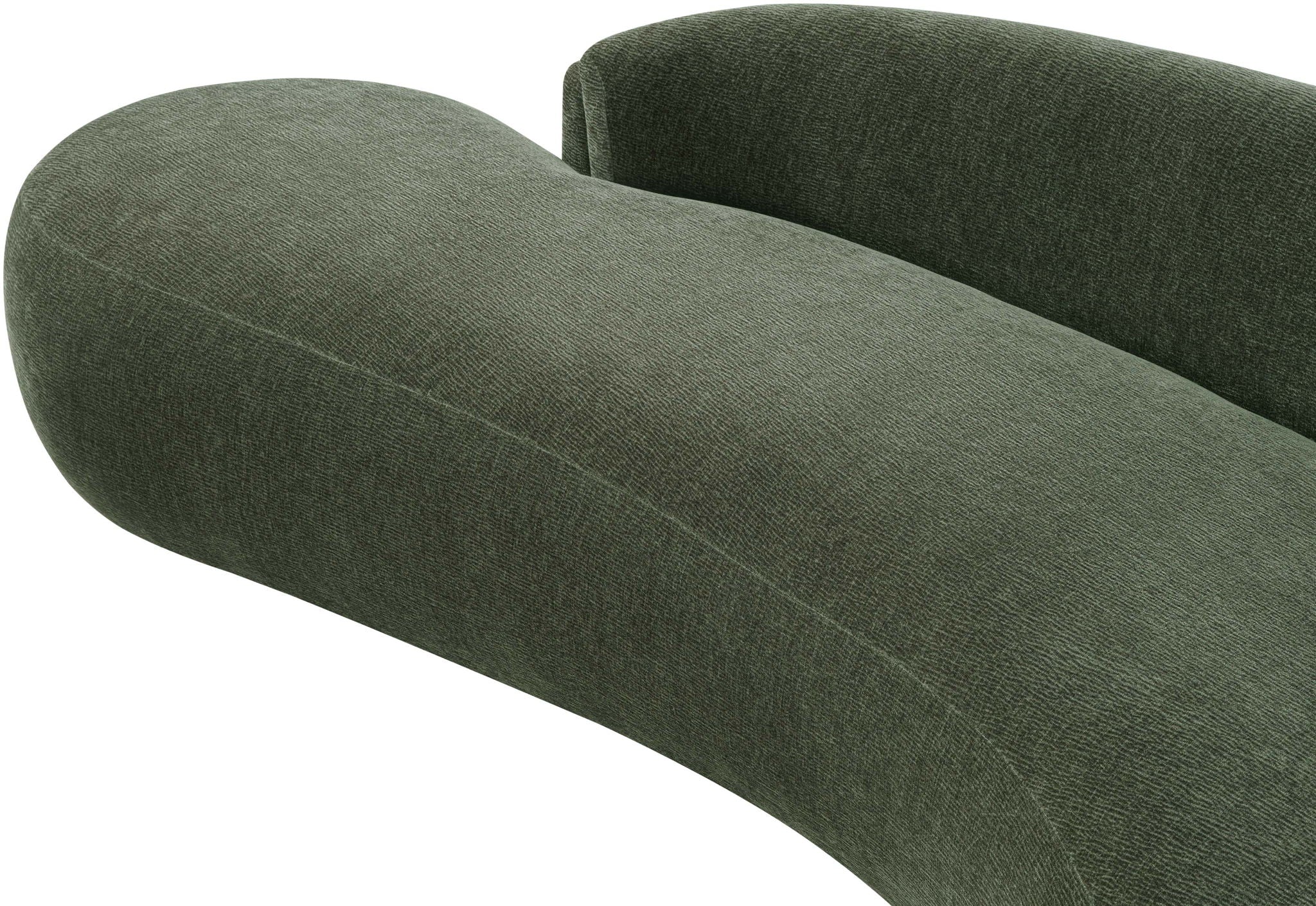 Caspian - Chenille Fabric Upholstered Loveseat